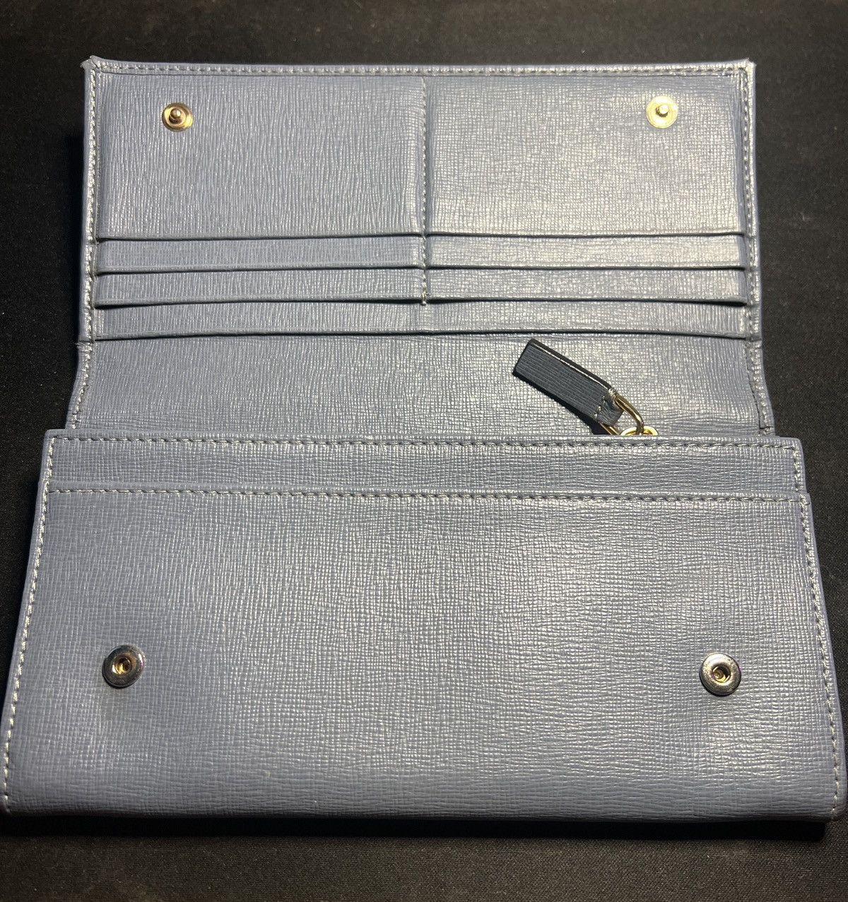 Marni Marni Slate Blue Continental Leather Wallet Size ONE SIZE - 1 Thumbnail