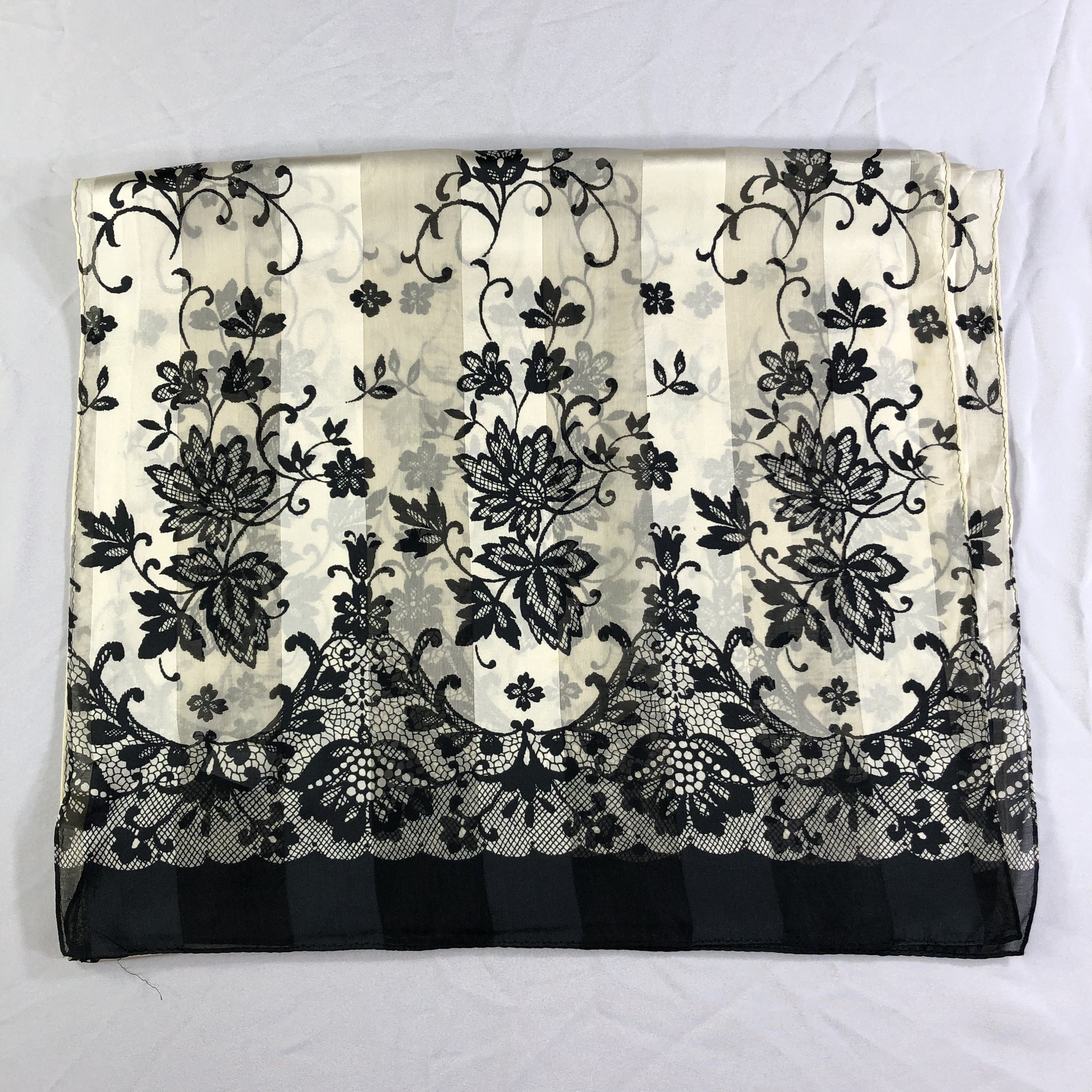 Vintage Vintage Silk Scarf Size ONE SIZE - 2 Thumbnail