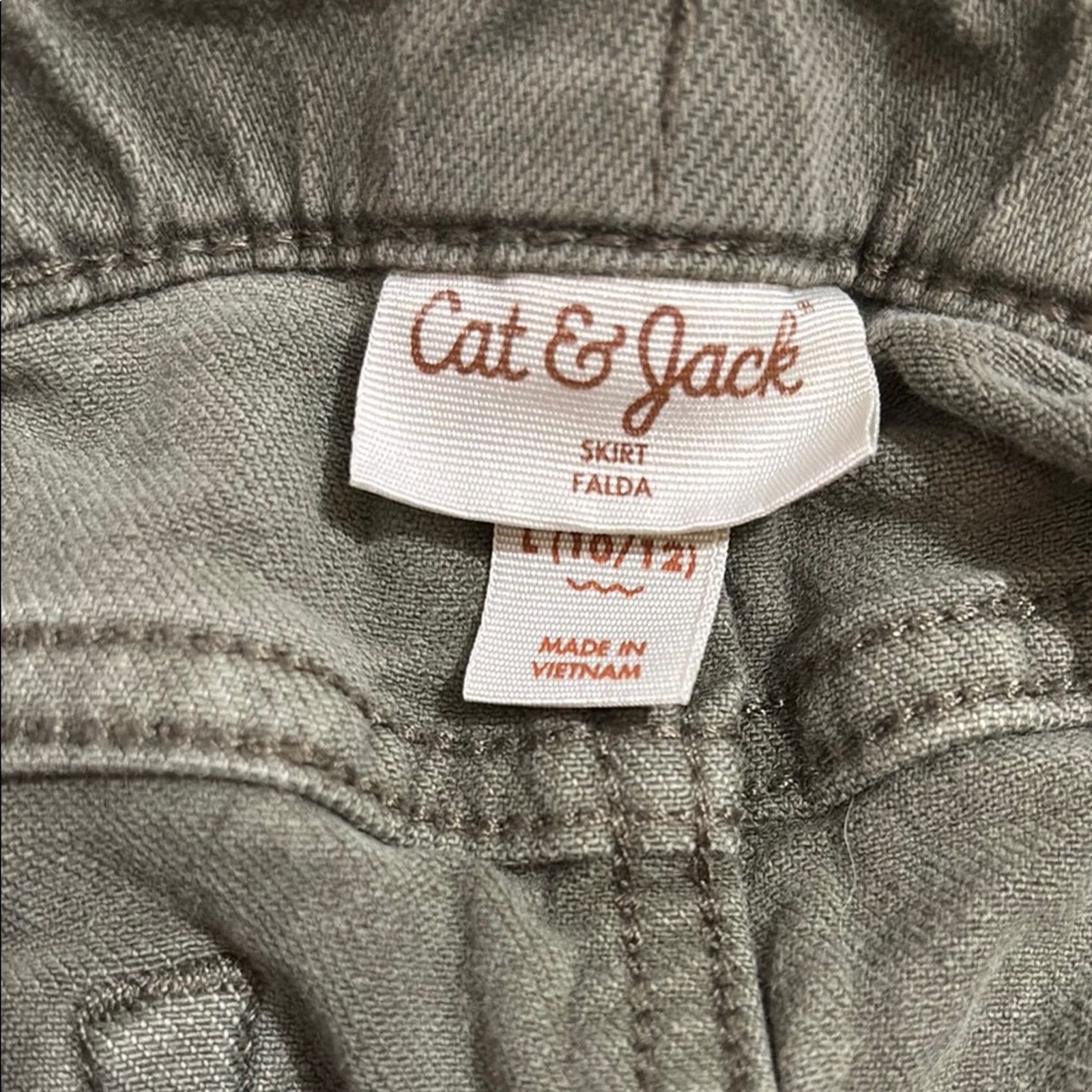 The Unbranded Brand Olive Green Juniors Skirt Size L 10/12 Size 26" / US 2 / IT 38 - 3 Thumbnail