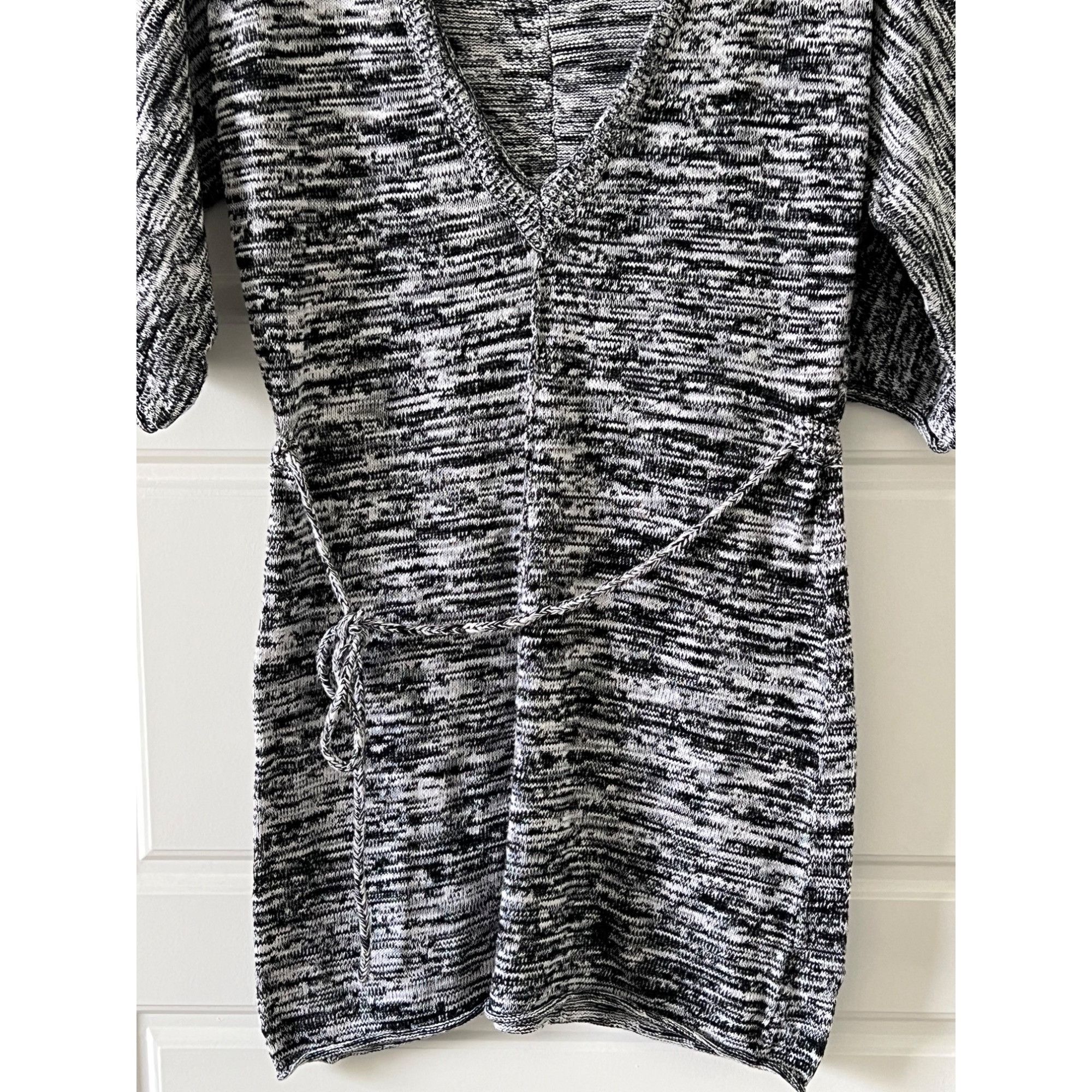 Other Converse One Star Womens Knit Tunic Dress With Belted Waist Size XS / US 0-2 / IT 36-38 - 2 Thumbnail