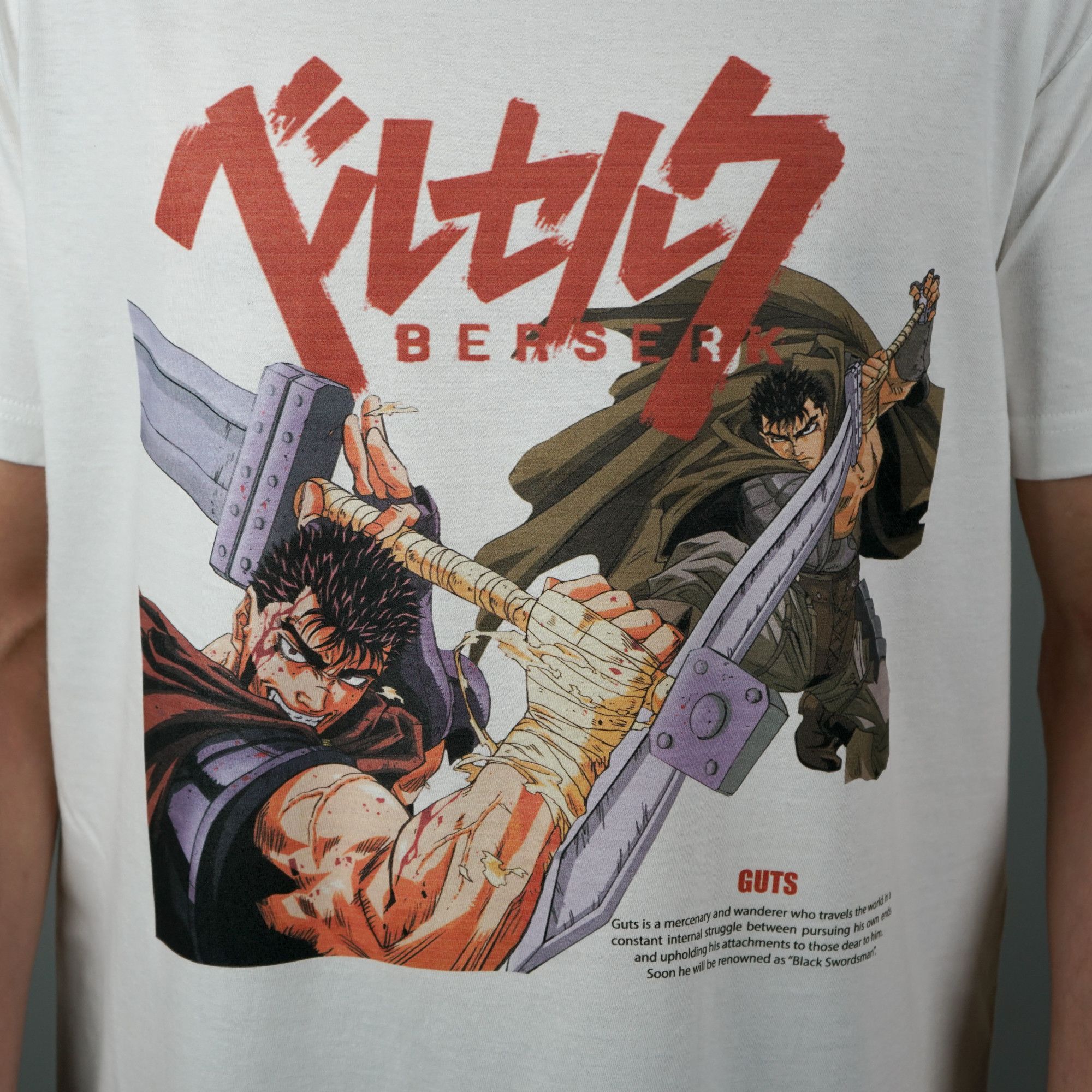 Anime × Japanese Brand × Vintage Berserk Anime Guts Band Of Hawk Manga Tee T-Shirt Size US XL / EU 56 / 4 - 2 Thumbnail