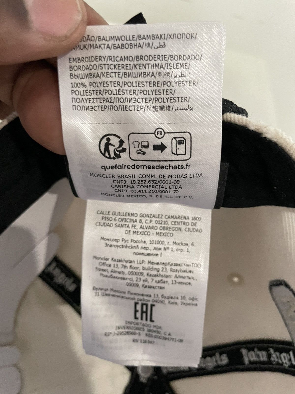 Moncler × Palm Angels Moncler Genius x Palm Angels Palm Baseball Cap Size ONE SIZE - 9 Thumbnail