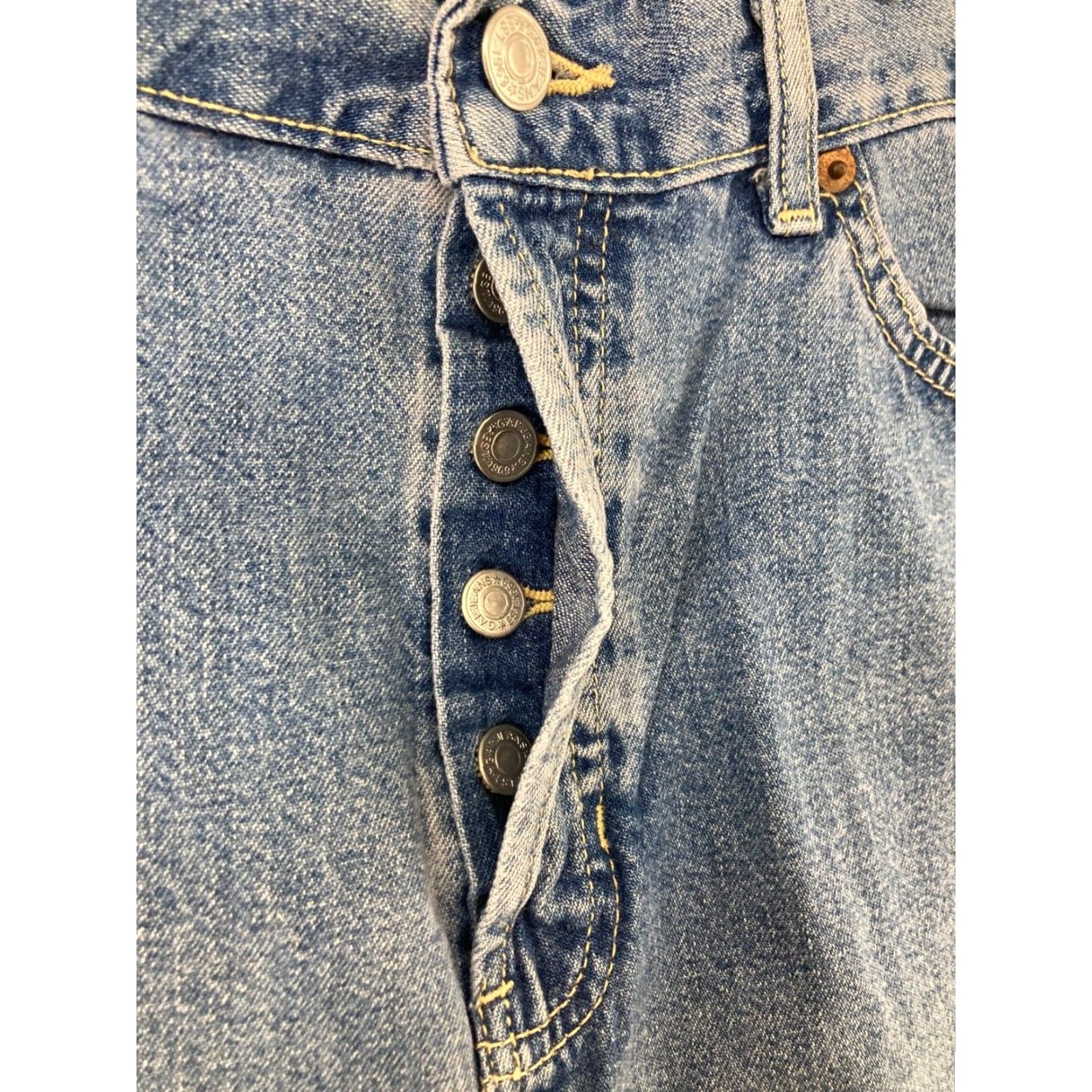 Gap VINTAGE Gap Jeans 30 Blue High Rise Mom 90s Denim Womens Size 30" / US 8 / IT 44 - 7 Thumbnail