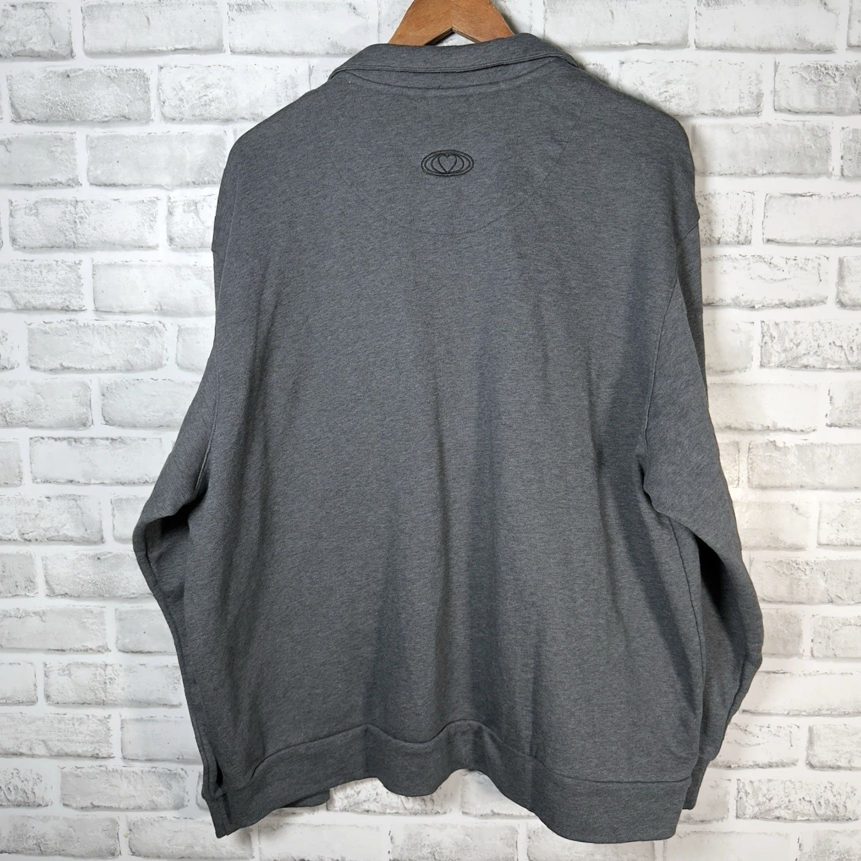 Adidas Adidas Jacket Mens L Gray Button-Down Nylon Basic Big Self All Button Down Size US L / EU 52-54 / 3 - 5 Thumbnail