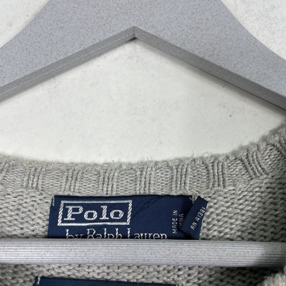 Aran Isles Knitwear × Polo Ralph Lauren × Ralph Lauren 💥POLO RALPH LAUREN CREWNECK KNIT JUMPER PULLOVER Size US M / EU 48-50 / 2 - 9 Thumbnail