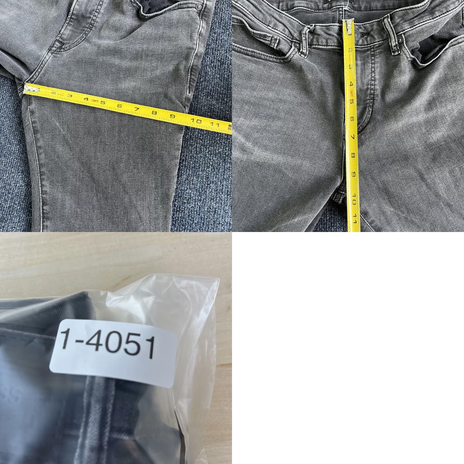 Express Express Skinny Jeans Mens 31x32 Medium Gray Denim Slim Fit Stretch Casual Jeans Size US 31 - 9 Thumbnail