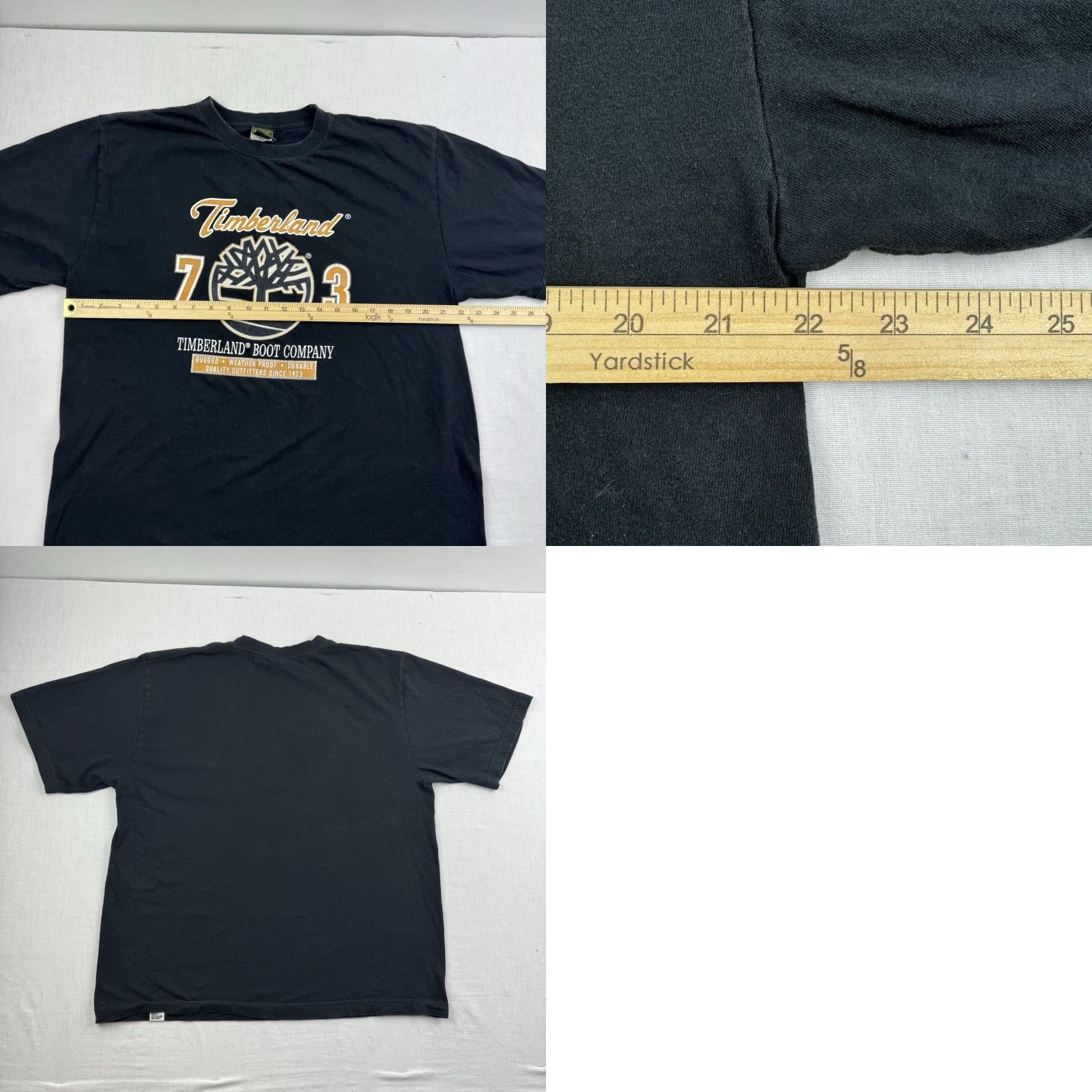 Timberland Vintage Timberland Shirt Adult Large Black Grunge Y2K Boots Urban Street Outdoor Size US L / EU 52-54 / 3 - 8 Thumbnail