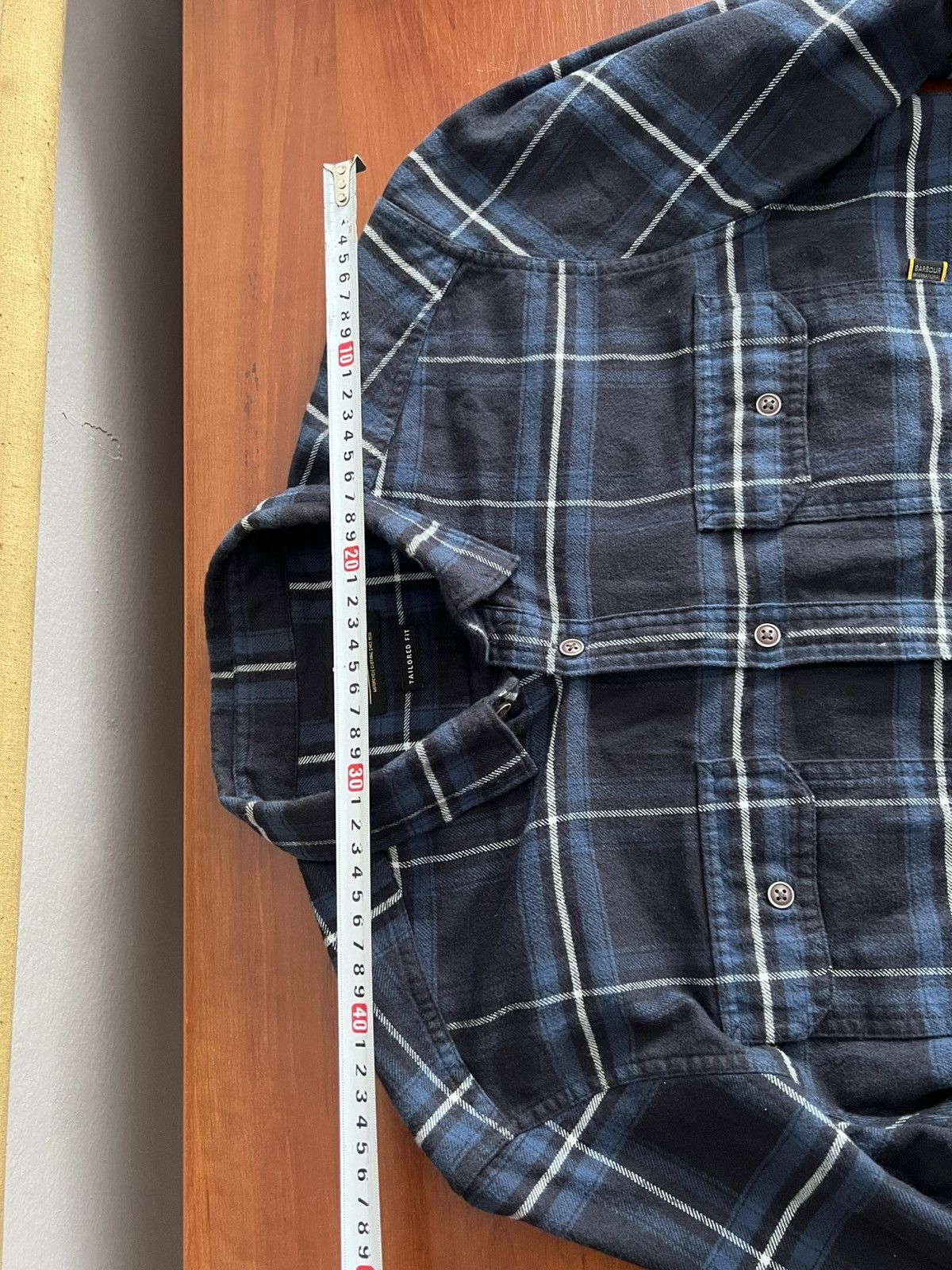 Barbour BARBOUR INTERNATIONAL ENGLAND FLANNEL CASUAL SHIRT BUTTON L Size US L / EU 52-54 / 3 - 21 Thumbnail