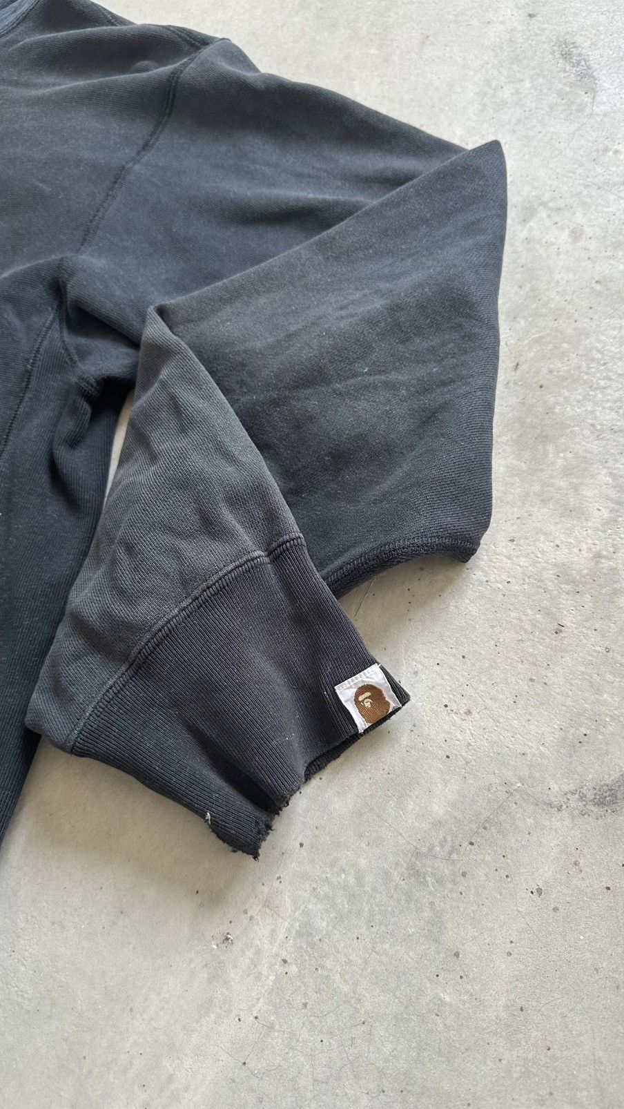 Bape VINTAGE WELL FADED BAPE SPELLOUT HOODIE Size US L / EU 52-54 / 3 - 4 Thumbnail