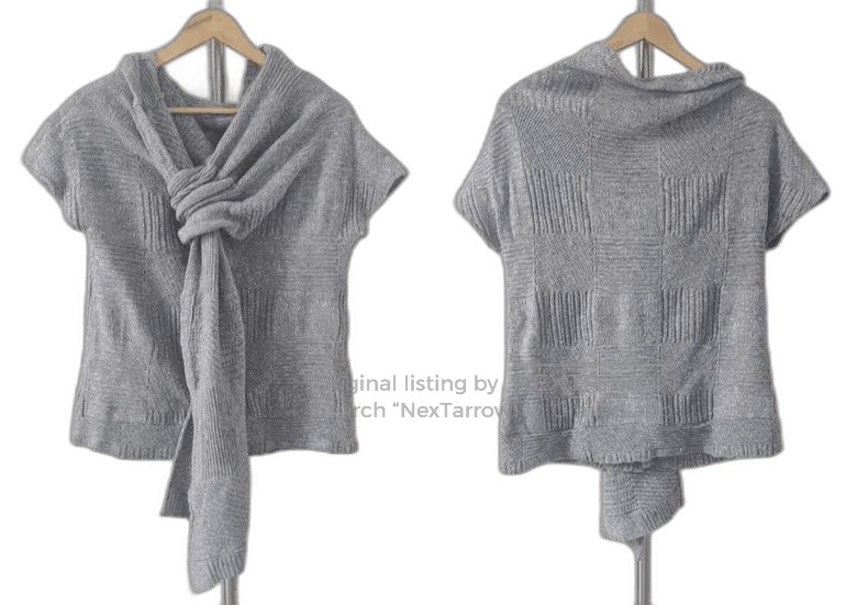 Yohji Yamamoto Yohji Yamamoto Noir Short Sleeve Knit Top Size US M / EU 48-50 / 2 - 1 Thumbnail