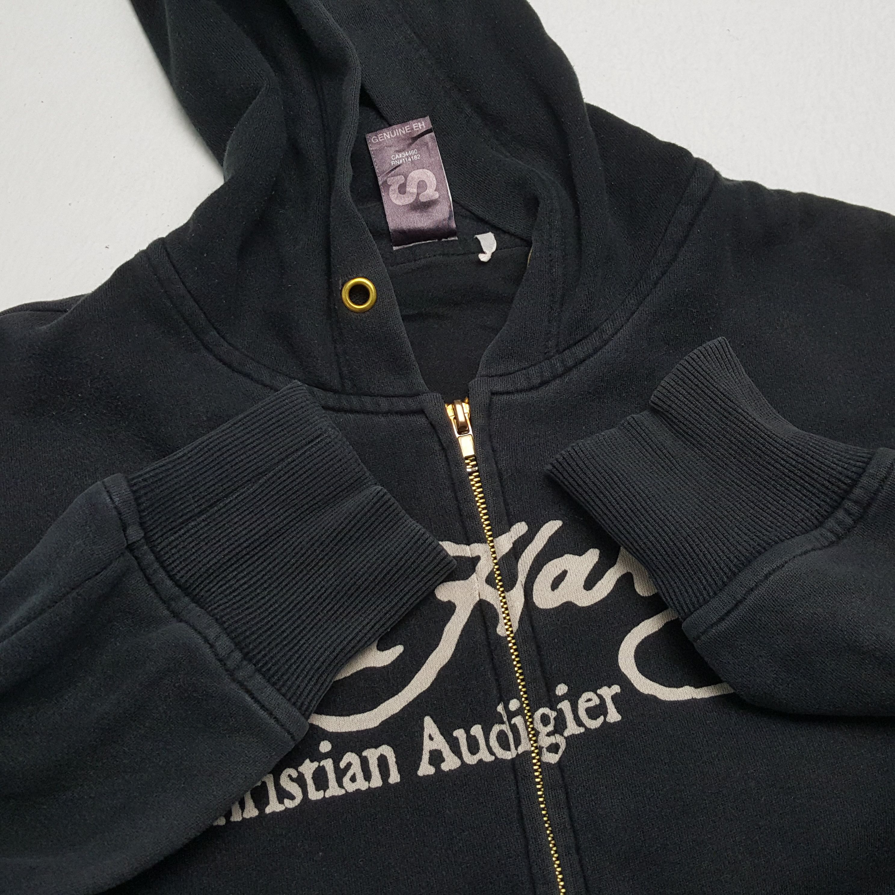 Christian Audigier × Ed Hardy × Vintage ED HARDY Rare Design Punk Rock Style Zipper Hoodies Size US S / EU 44-46 / 1 - 8 Thumbnail