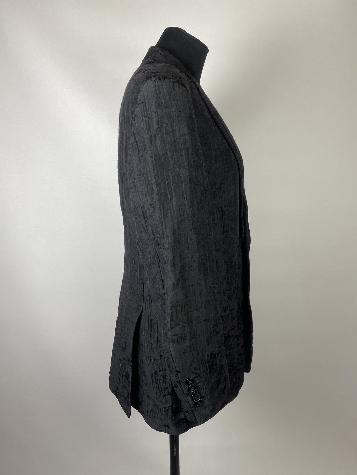 Versace Versace Collection Black Jacquard Sport Coat jacket blazer Size US L / EU 52-54 / 3 - 7 Thumbnail