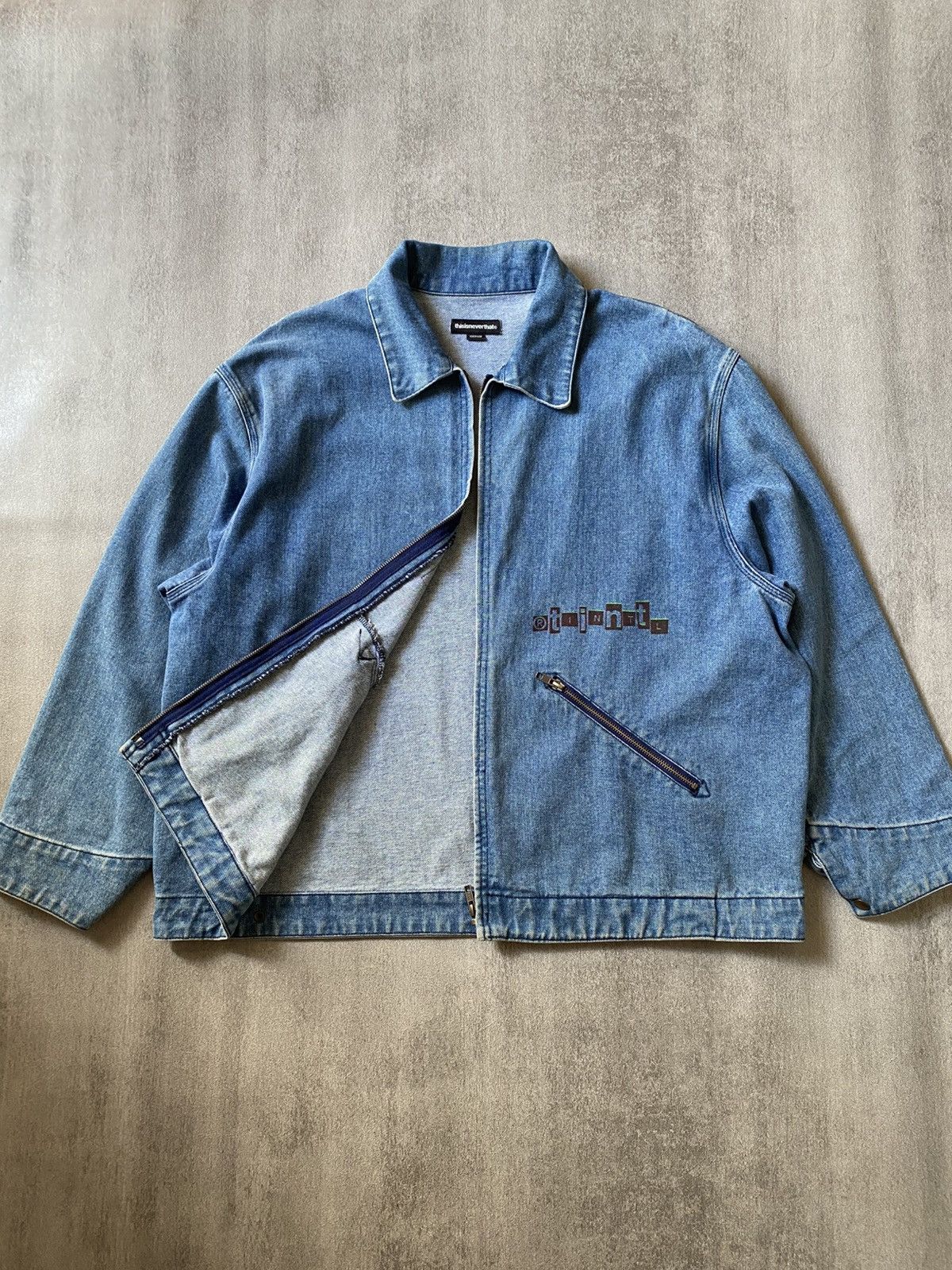 thisisneverthat Detroit Jacket Thisisneverthat blue jeans Size US XL / EU 56 / 4 - 3 Thumbnail