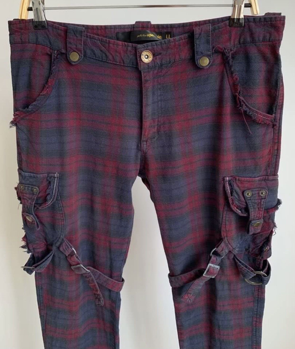Seditionaries × Vintage 🔥🔥🔥 VTG APESTEIN Seditionaries punk bondage/Cargo Size US 35 - 3 Thumbnail