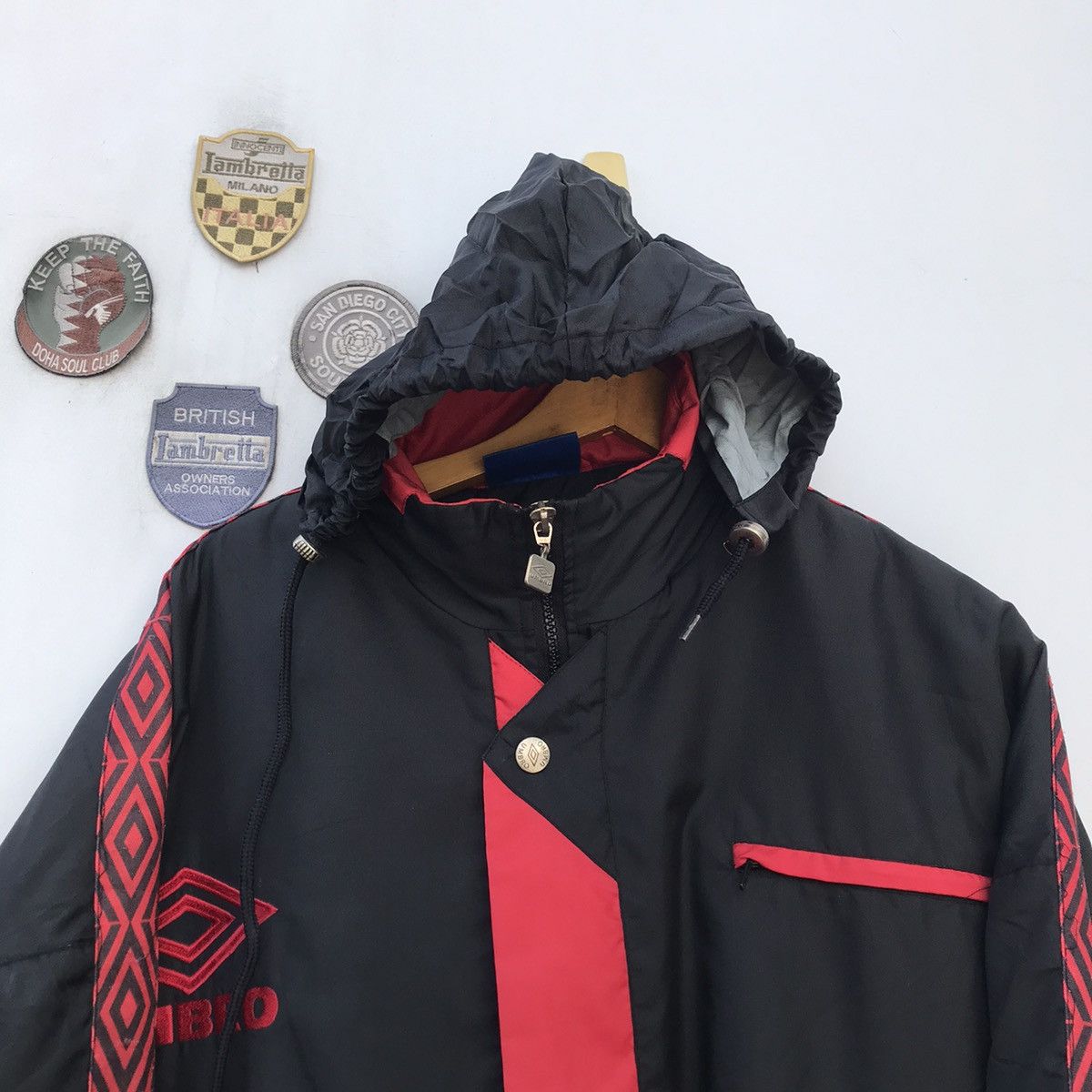 Umbro × Vintage Vintage 1990s Umbro Padded Anorak Template Bench trench Coat Size US L / EU 52-54 / 3 - 13 Thumbnail