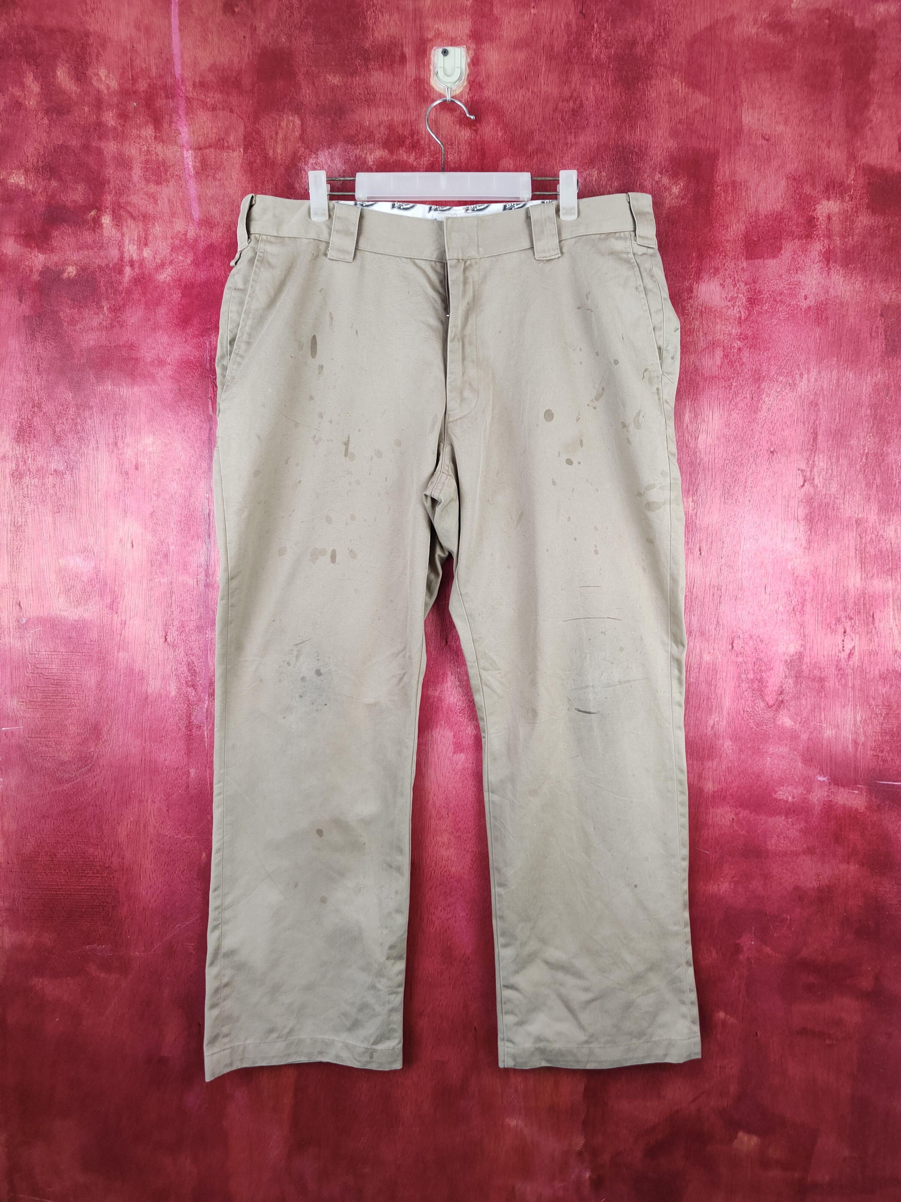 image of Dickies Beige Multipocket Casual Pants S2015, Men's (Size 39)