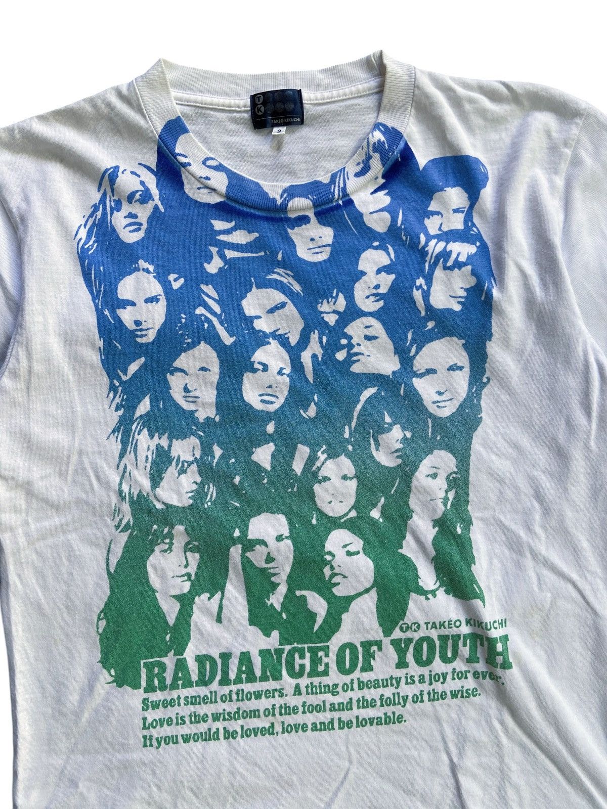 Takeo Kikuchi TAKEO KIKUCHI RADIANCE OF YOUTH TEE Size US M / EU 48-50 / 2 - 3 Thumbnail
