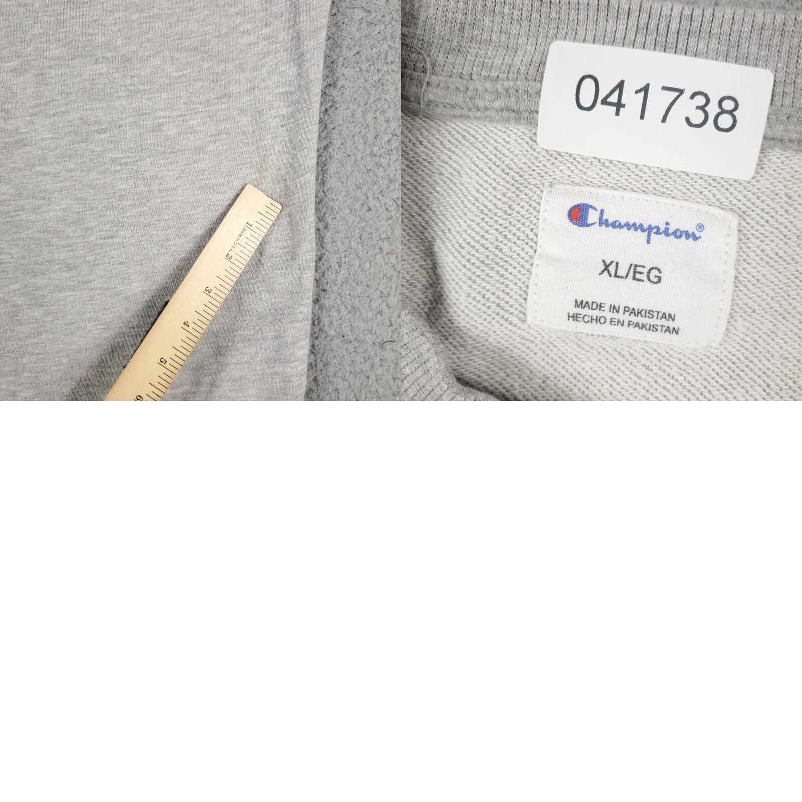Champion Champion Blue Mens XL Pullover Sweater Crew Neck Long Sleeve Cotton Blend Size US XL / EU 56 / 4 - 8 Thumbnail