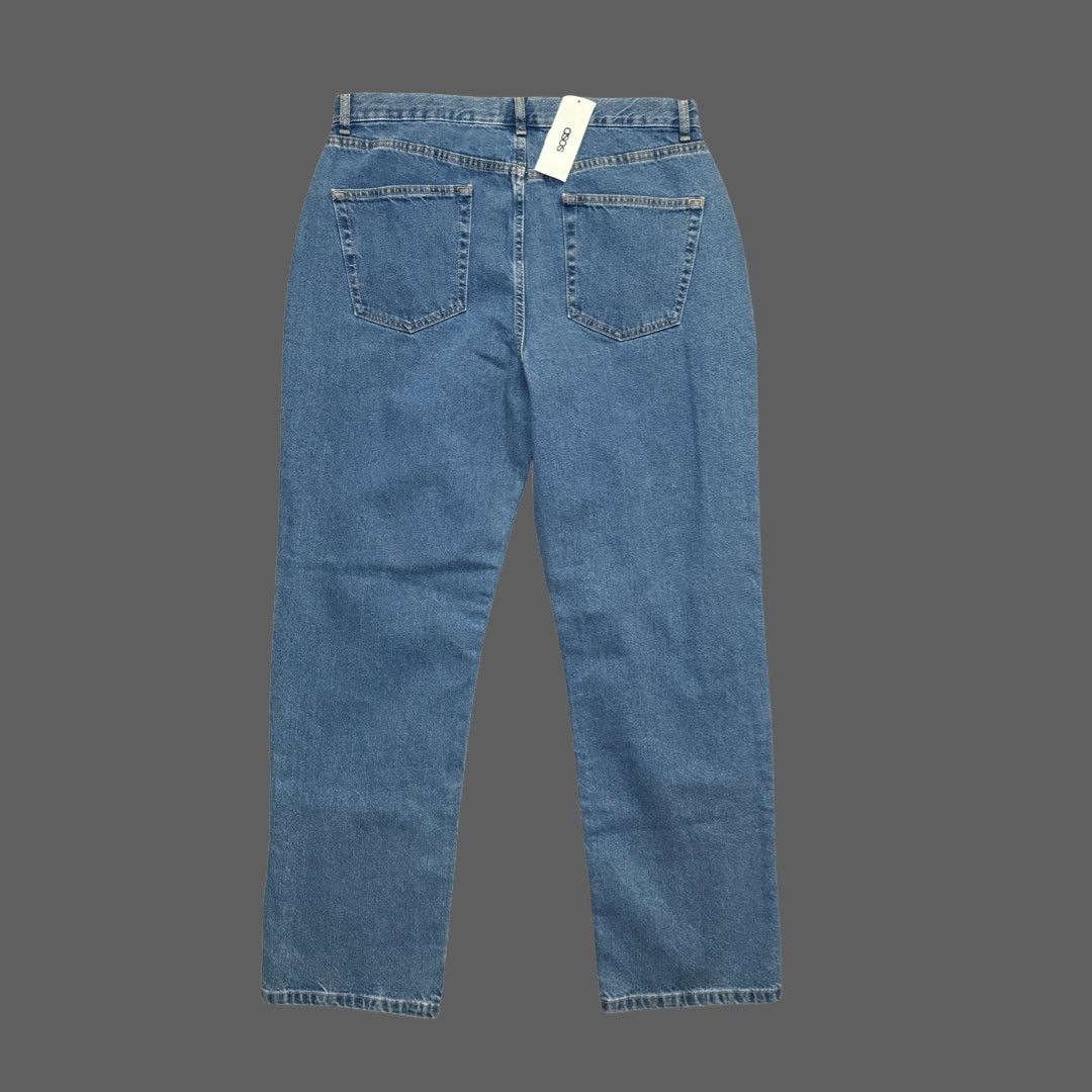 Asos ASOS Design Blue Denim Jeans Men's Size 34x32 Button Fly Size US 34 / EU 50 - 7 Thumbnail
