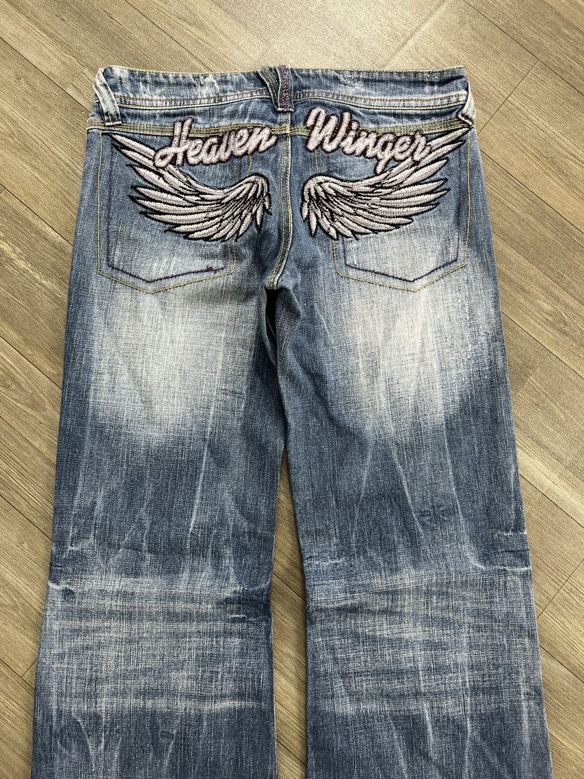 If Six Was Nine Flare Jeans High Street Japan Boot Cut Heaven Winger Jeans Size US 28 / EU 44 - 18 Thumbnail