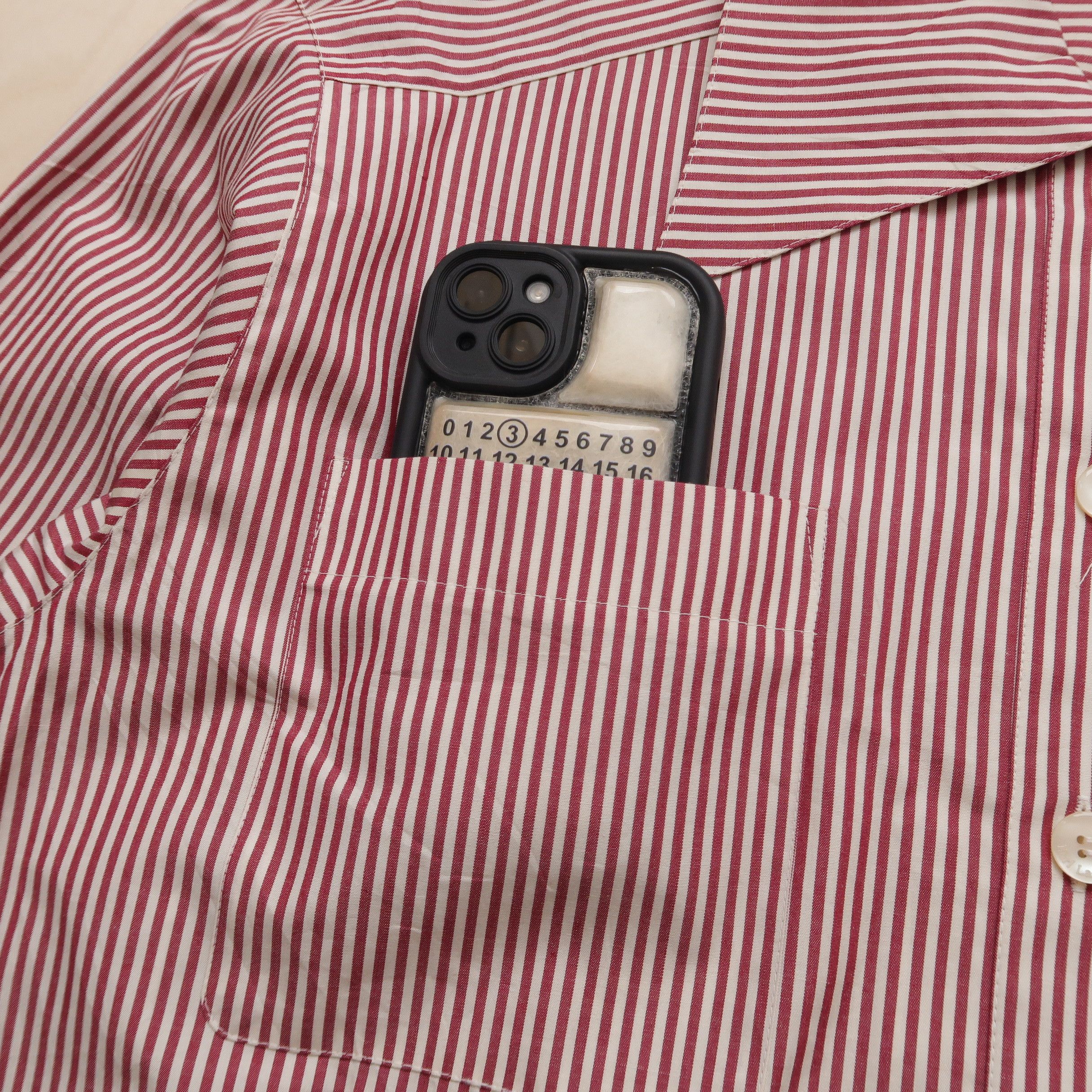 Japanese Brand 1990s Karl Lagerfeld Stripe Party Shirt Laces Size US M / EU 48-50 / 2 - 7 Thumbnail