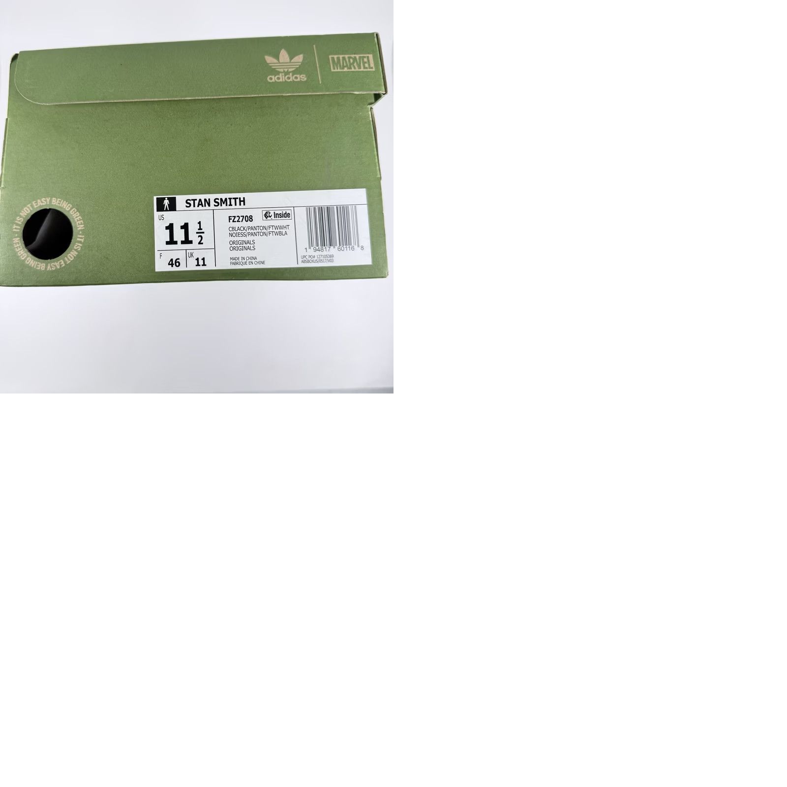 Adidas adidas Originals Marvel Stan Smith Hulk Smash FZ2708 Mens Size 11.5 New In Box, Leather, Low Top, Classic, Retro, NOS, DS, Rare, 2021 Release Size US 12 / EU 45 - 9 Thumbnail