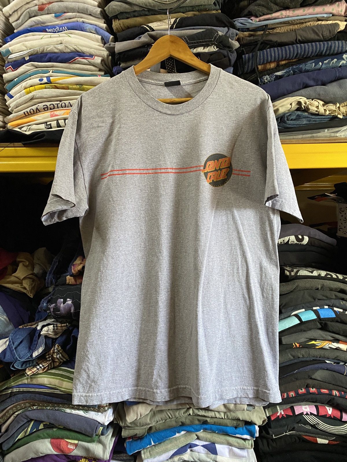 Santa Cruz Skateboards × Vintage Vintage 90s OG Santa Cruz Skateboards big Logo Size US L / EU 52-54 / 3 - 1 Thumbnail