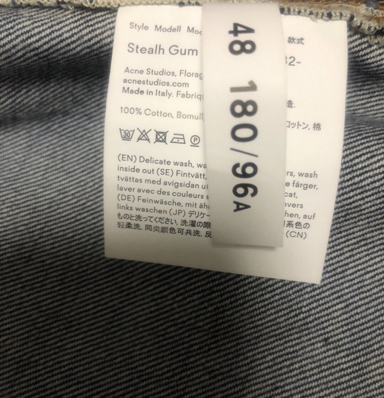 Acne Studios Acne studios Loose denim print jacket 2412-Nextarrow Size US M / EU 48-50 / 2 - 5 Thumbnail
