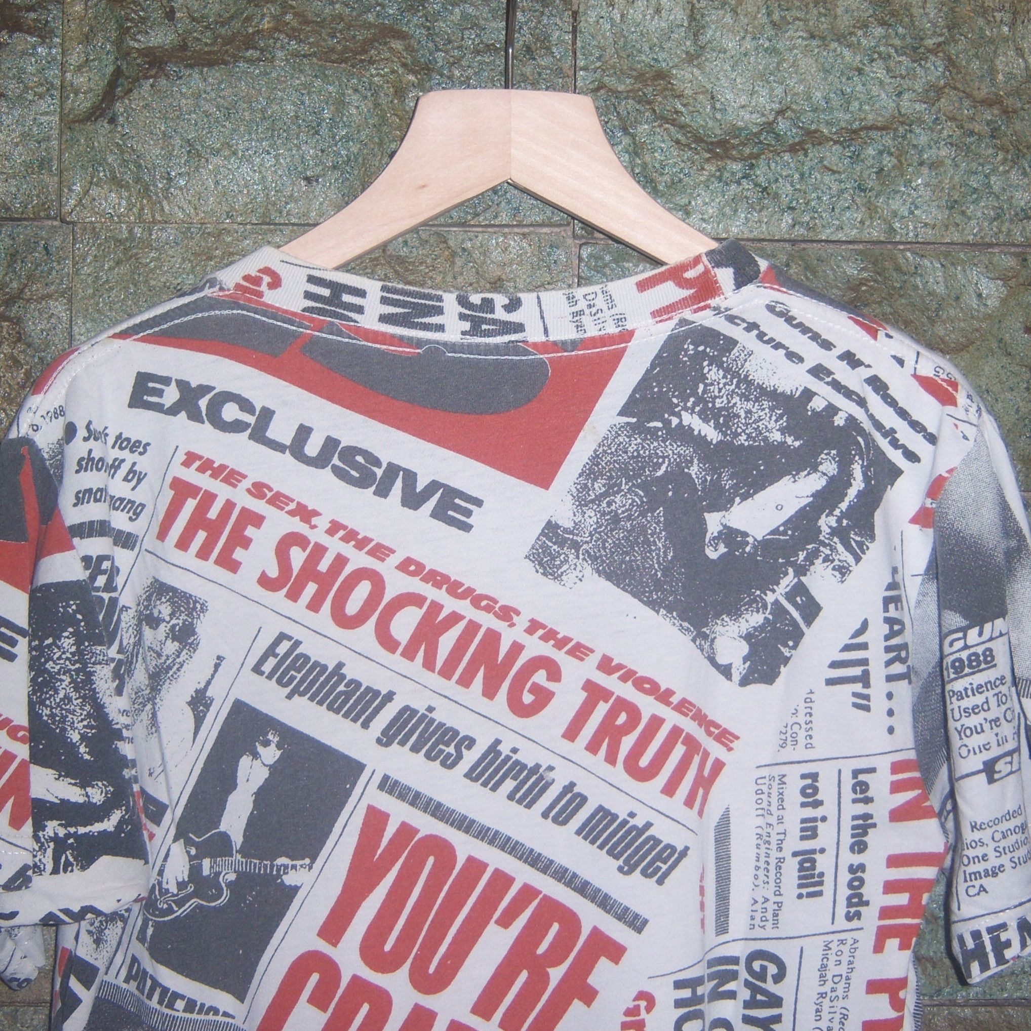 Band Tees × Guns N' Roses Guns And Roses Newspaper Lies Album Cover Size US S / EU 44-46 / 1 - 8 Thumbnail