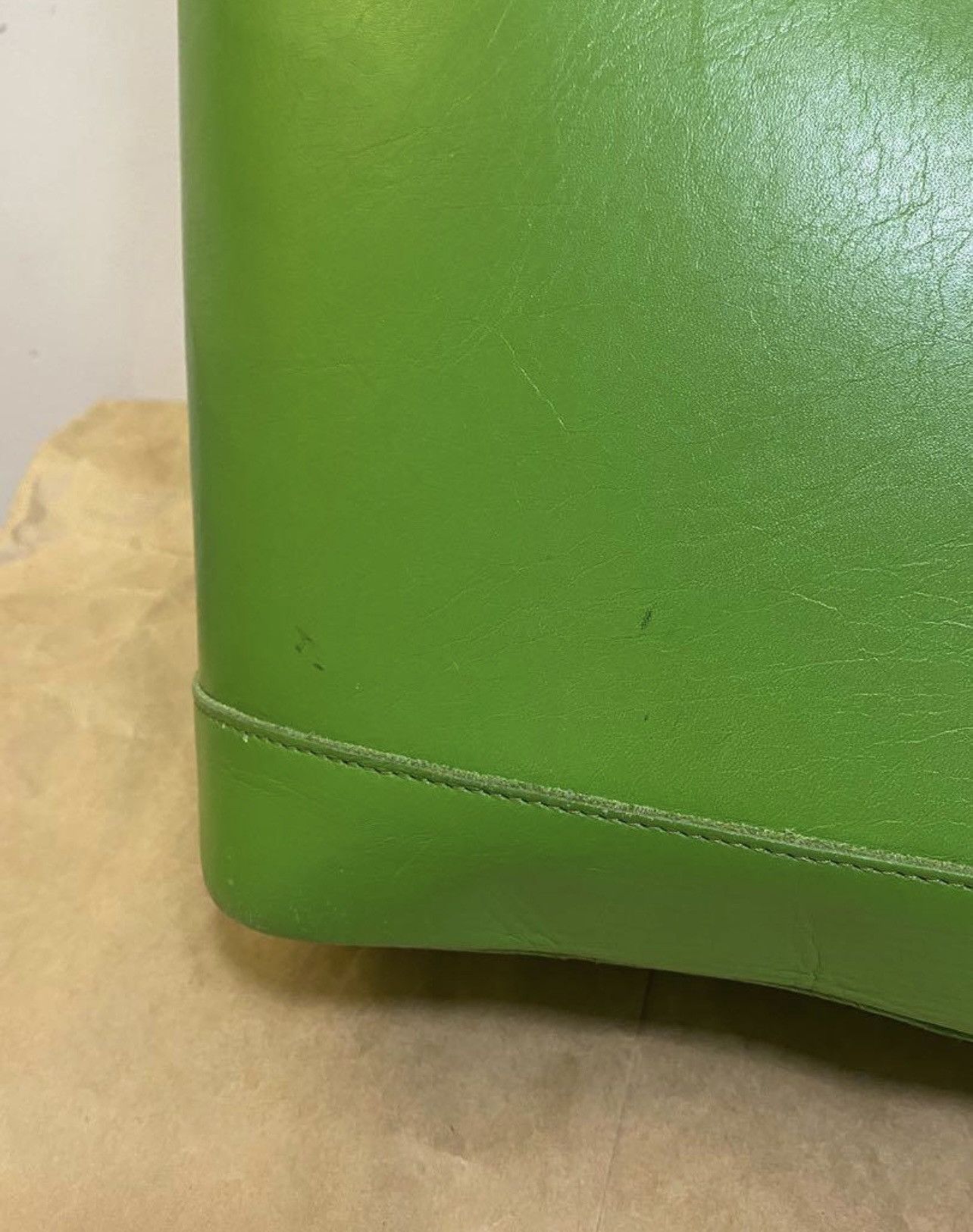 Comme des Garcons 🔥 Vintage Comme des Garçons green leather bag Size ONE SIZE - 7 Thumbnail