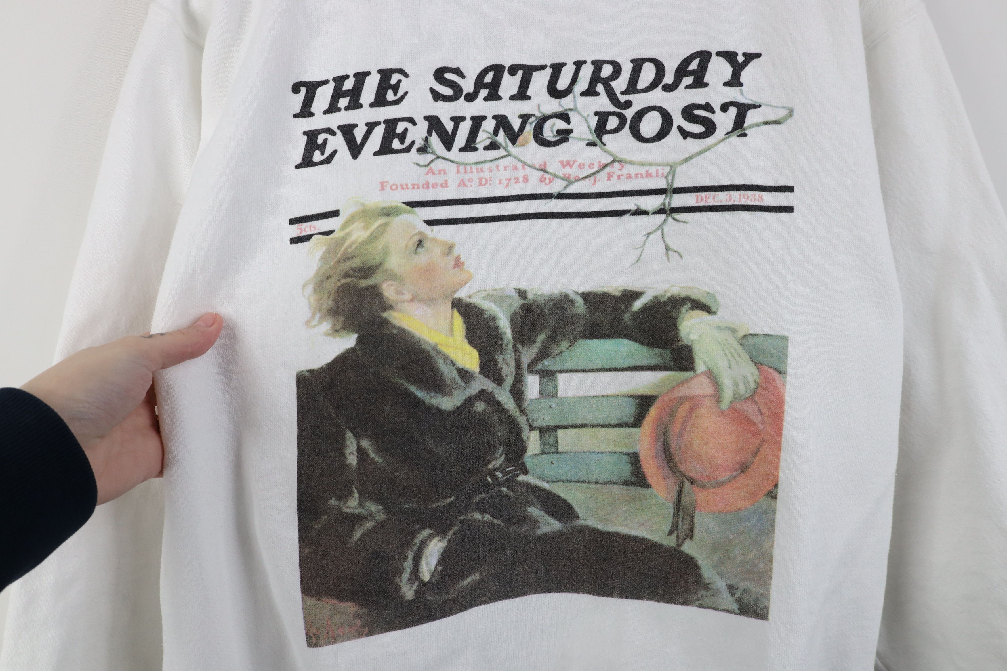 Vintage Vintage 90s Saturday Evening Post Crewneck Sweatshirt USA Size M / US 6-8 / IT 42-44 - 4 Thumbnail