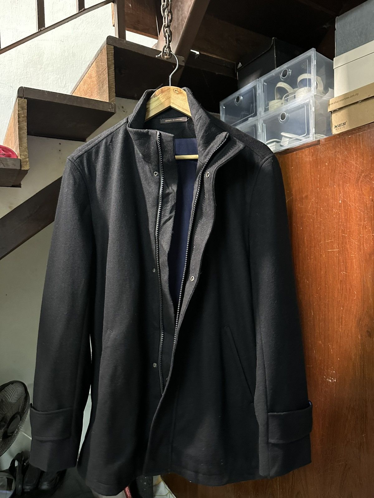 Adolfo Dominguez 👹Adolfo Dominguez Wool Padded Coat Size US M / EU 48-50 / 2 - 8 Thumbnail