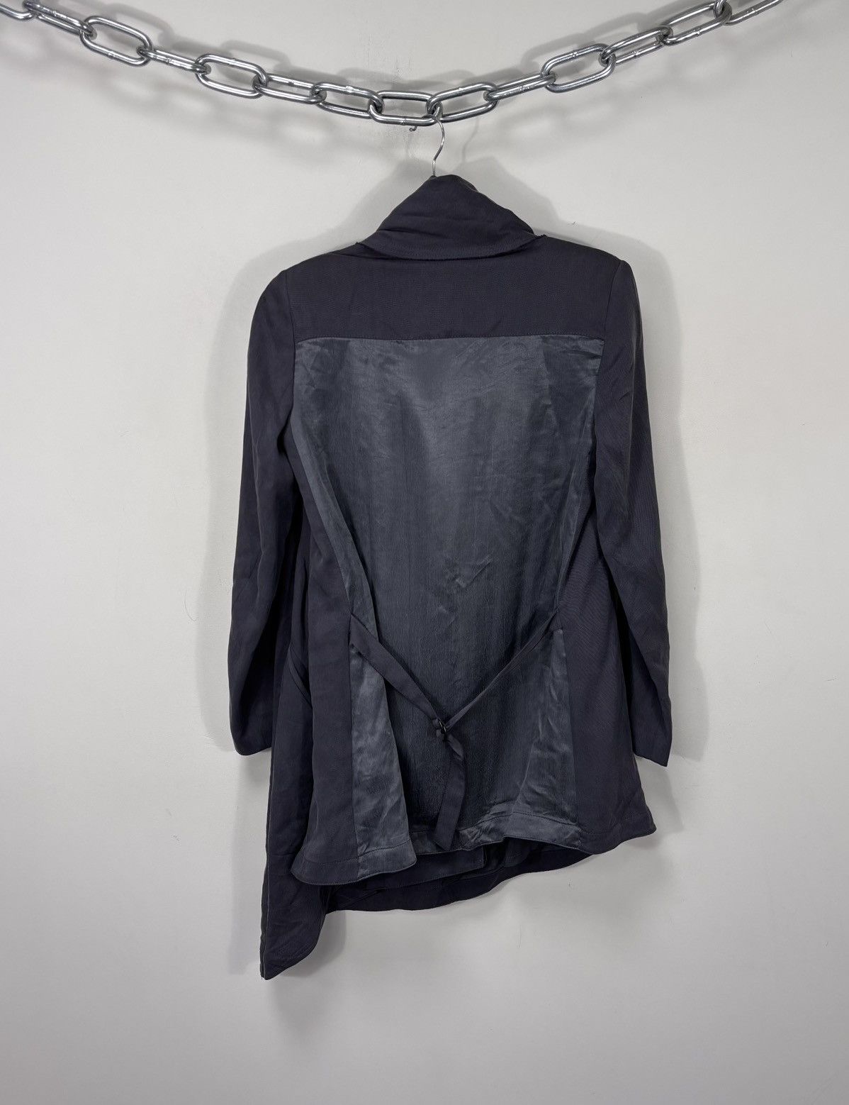Allsaints AllSaints Hoxton Monument Coat Women’s Grey Asymmetrical Size S / US 4 / IT 40 - 2 Thumbnail