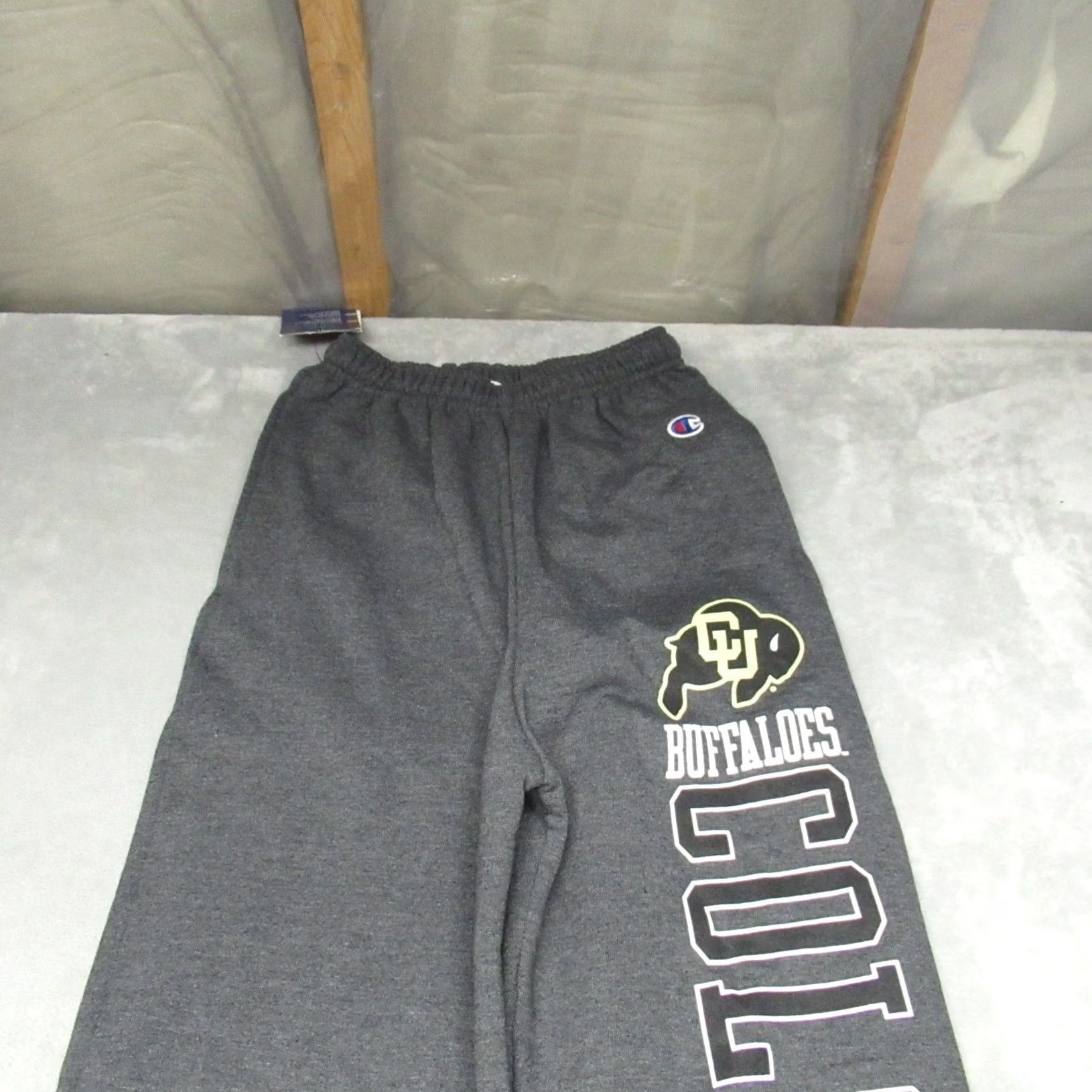 Champion Champion Colorado Buffaloes Sweatpants Mens XS Gray Jogger Fleece 4 NEW 20x30 Size US 27 - 2 Thumbnail