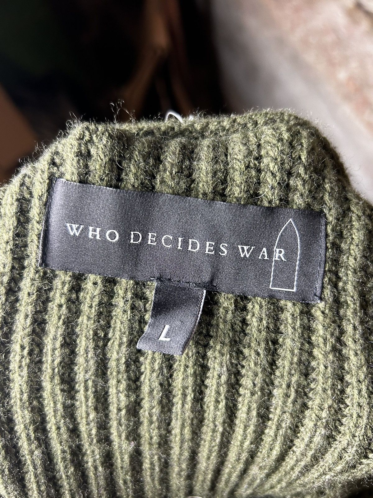 Who Decides War Who Decides War Cloak Hoodie Sz L Size US L / EU 52-54 / 3 - 4 Thumbnail