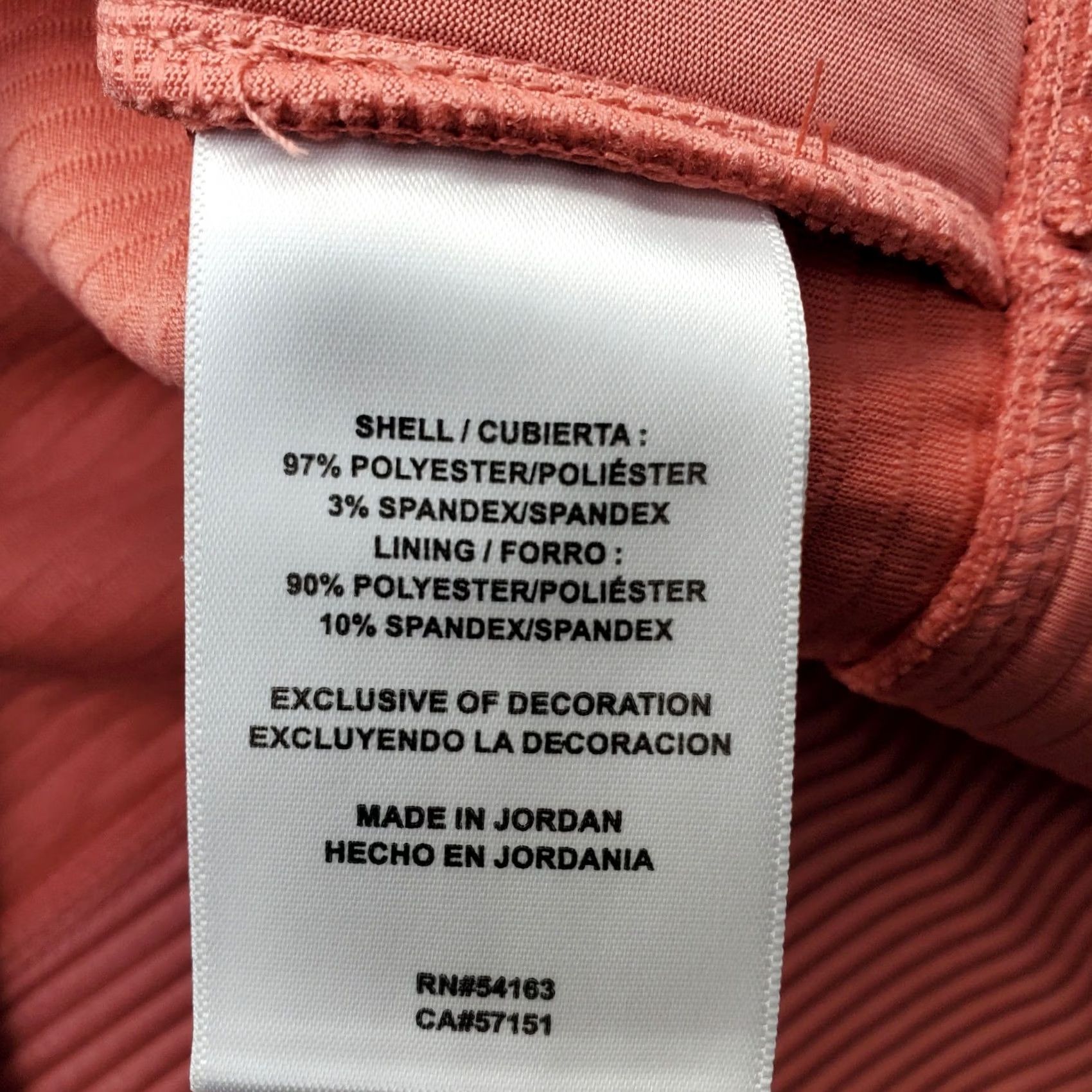 DKNY DKNY Hooded Jacket Women L Pink Ribbed Soft Ottoman Tech Pockets Zip Up DPMJ9667 Size L / US 10 / IT 46 - 7 Thumbnail