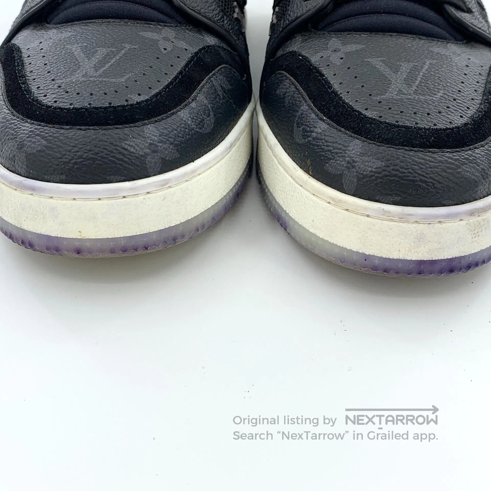 Louis Vuitton Louis Vuitton Black Logo Monogrammed Lace-up Leisure Flat- Size US 8.5 / EU 41-42 - 8 Thumbnail