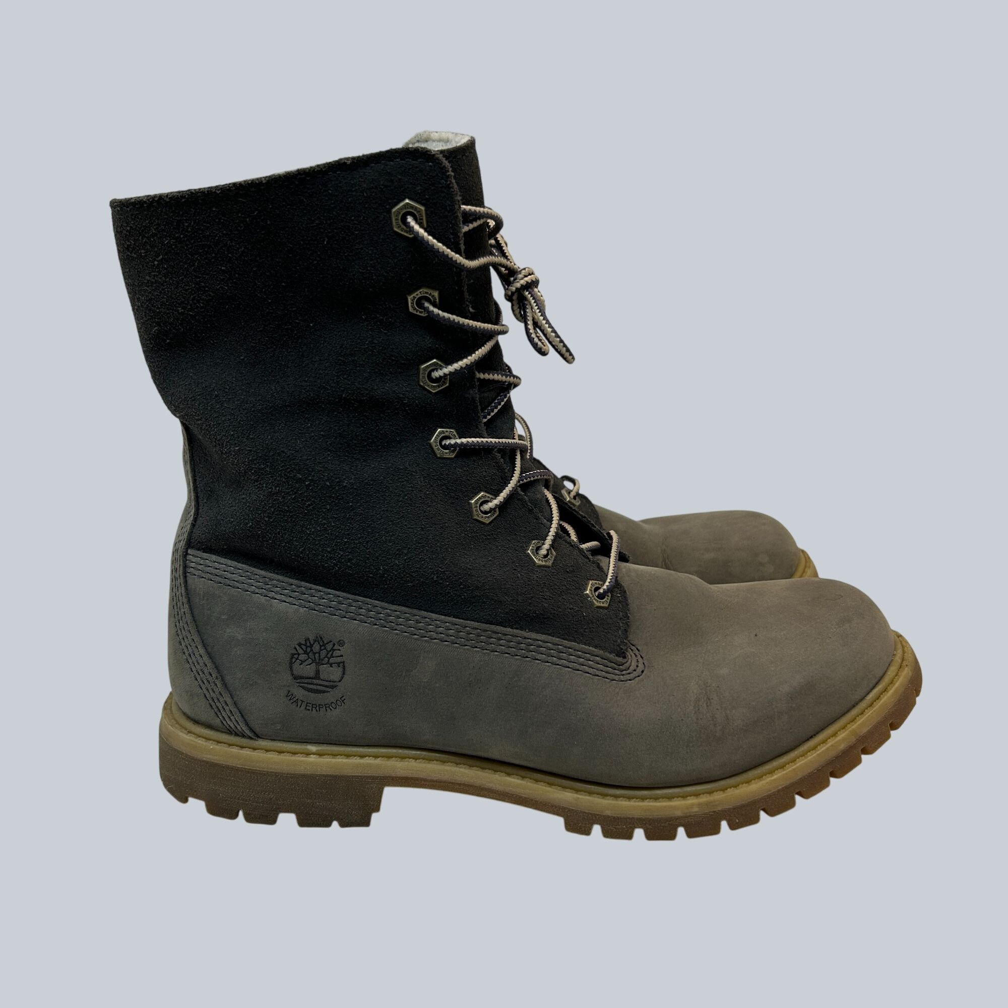 Timberland Timberland Women’s Lace-Up Winter Boots Leather & Suede Size US 10 / IT 40 - 3 Thumbnail