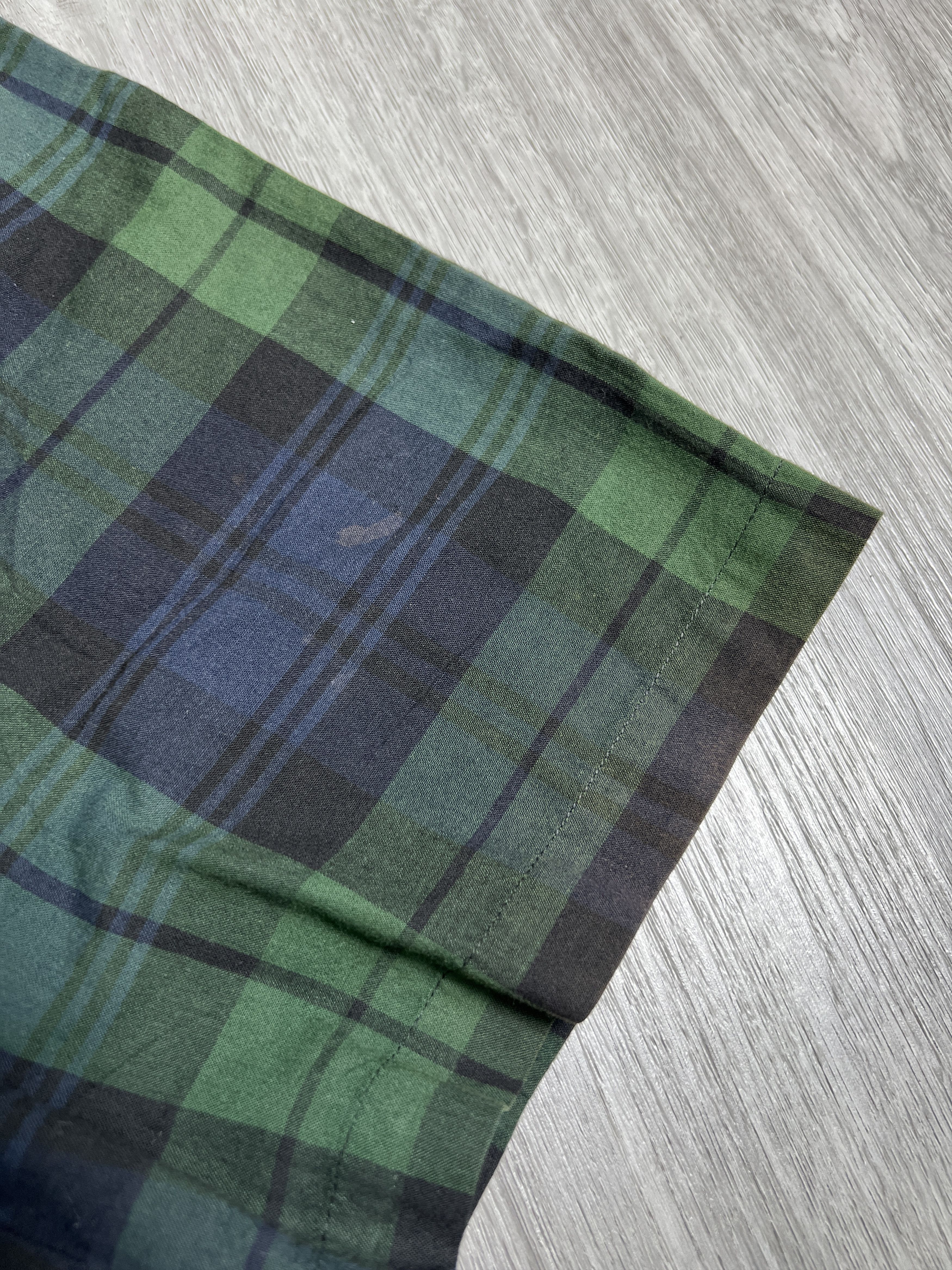 Huf HUF Tartan Plaid Embroidery Button Up Shirt (XXL) JKA129 Size US XXL / EU 58 / 5 - 4 Thumbnail