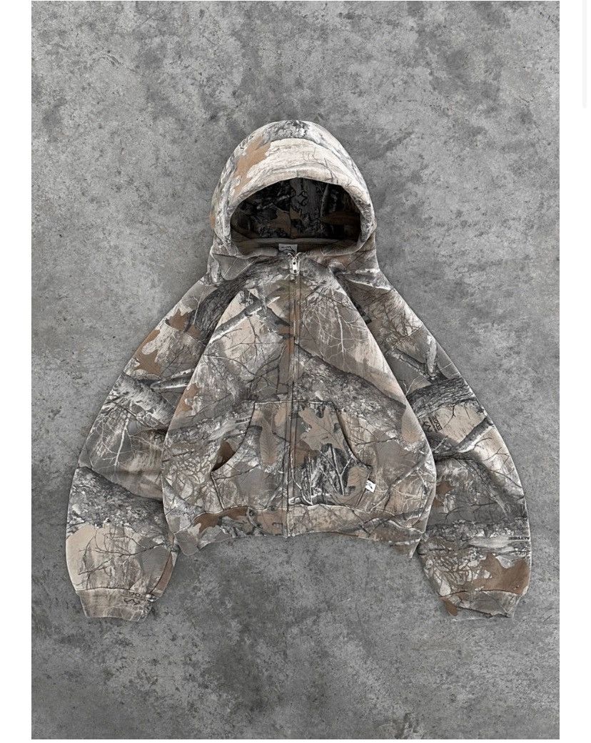 Akimbo Club Akimbo Club Real Tree Zip Up Hoodie | Grailed