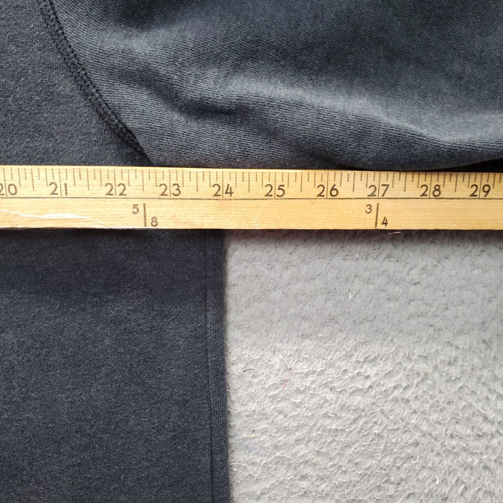 Vintage G.H. Bass & Co. Sweatshirt Mens XL Gray Heather Long Sleeve Mock Neck 1/4 Button Size US XL / EU 56 / 4 - 3 Thumbnail