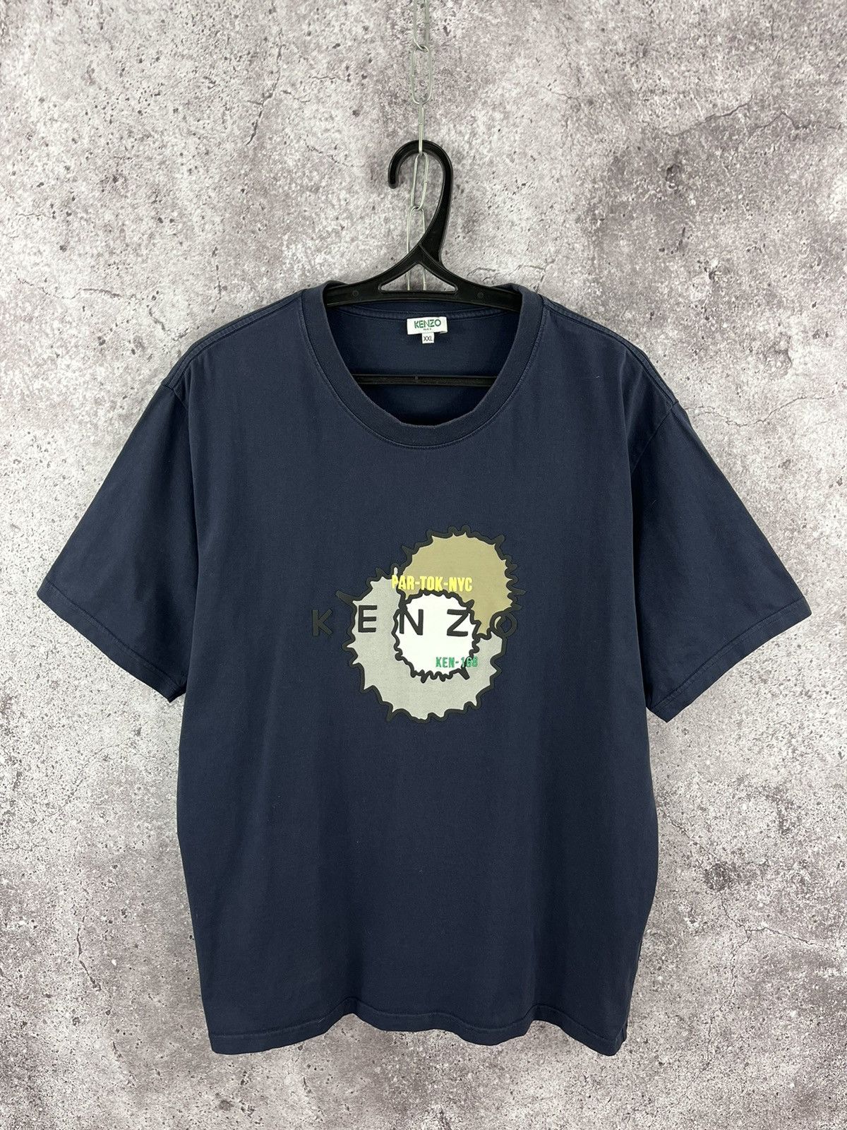 Designer × Kenzo Kenzo T-Shirt Centre Logo Big Logo Size 2XL Size US XXL / EU 58 / 5 - 1 Thumbnail