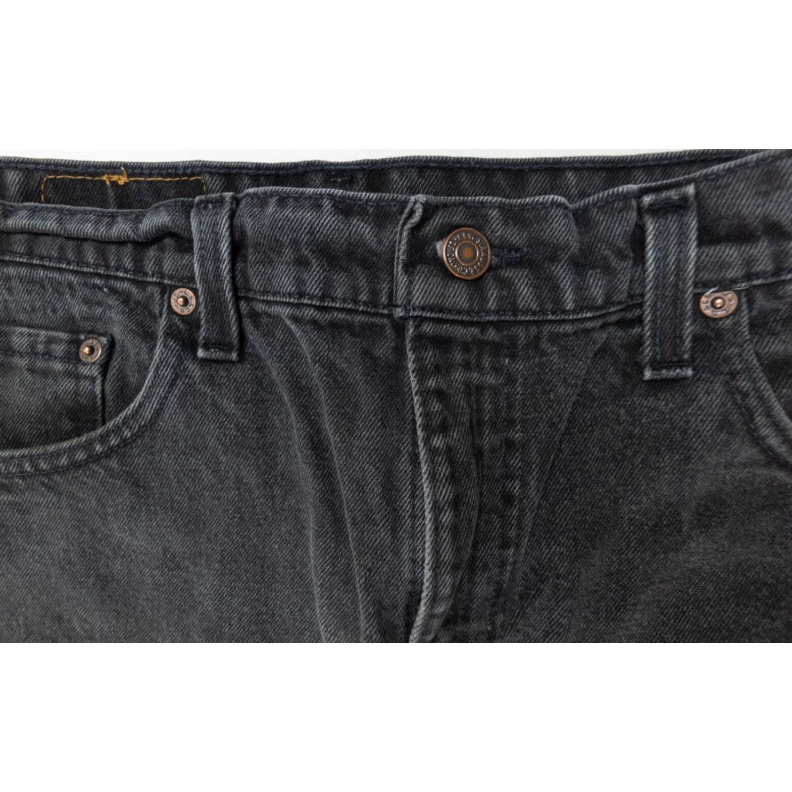 Levi's VINTAGE Levi's 550 Jeans Mens 38x30 Black Denim Tapered Relaxed Fit 90s Size US 38 / EU 54 - 3 Thumbnail