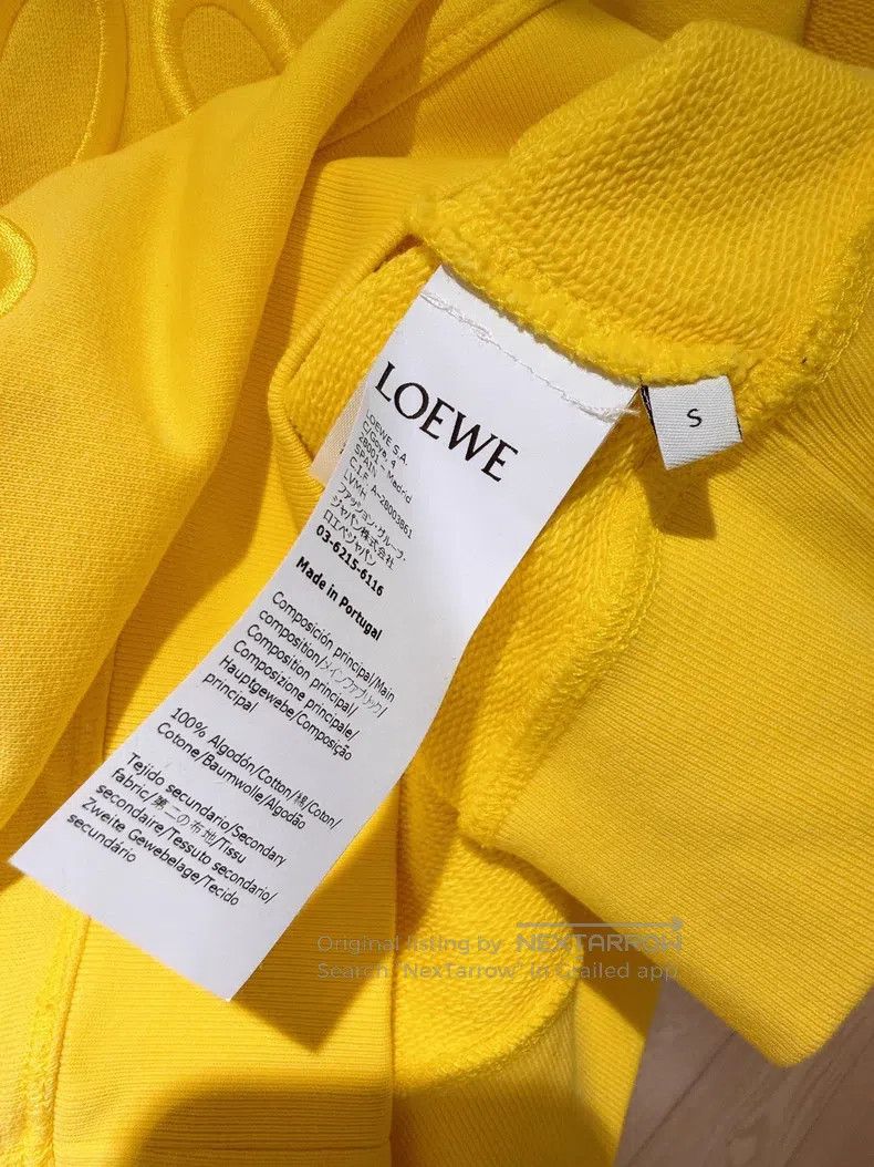 Loewe Loewe Embroidered Logo Yellow Patchwork Hoodie Size S / US 4 / IT 40 - 9 Thumbnail