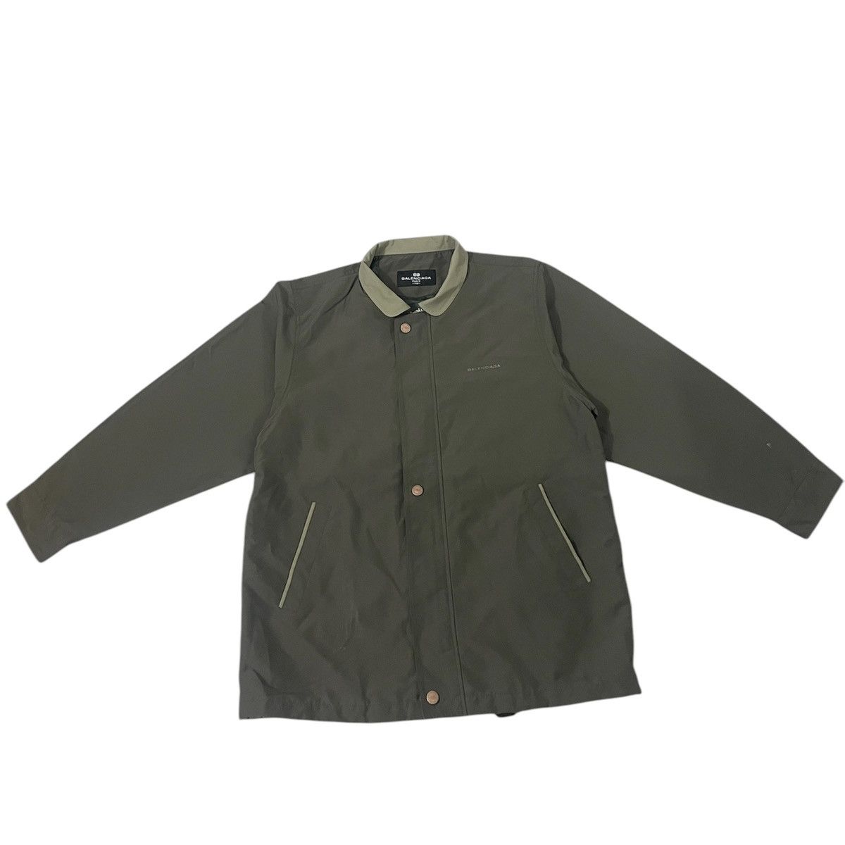 Balenciaga Vintage Balenciaga Big Logo Casual Jacket Size US M / EU 48-50 / 2 - 1 Thumbnail