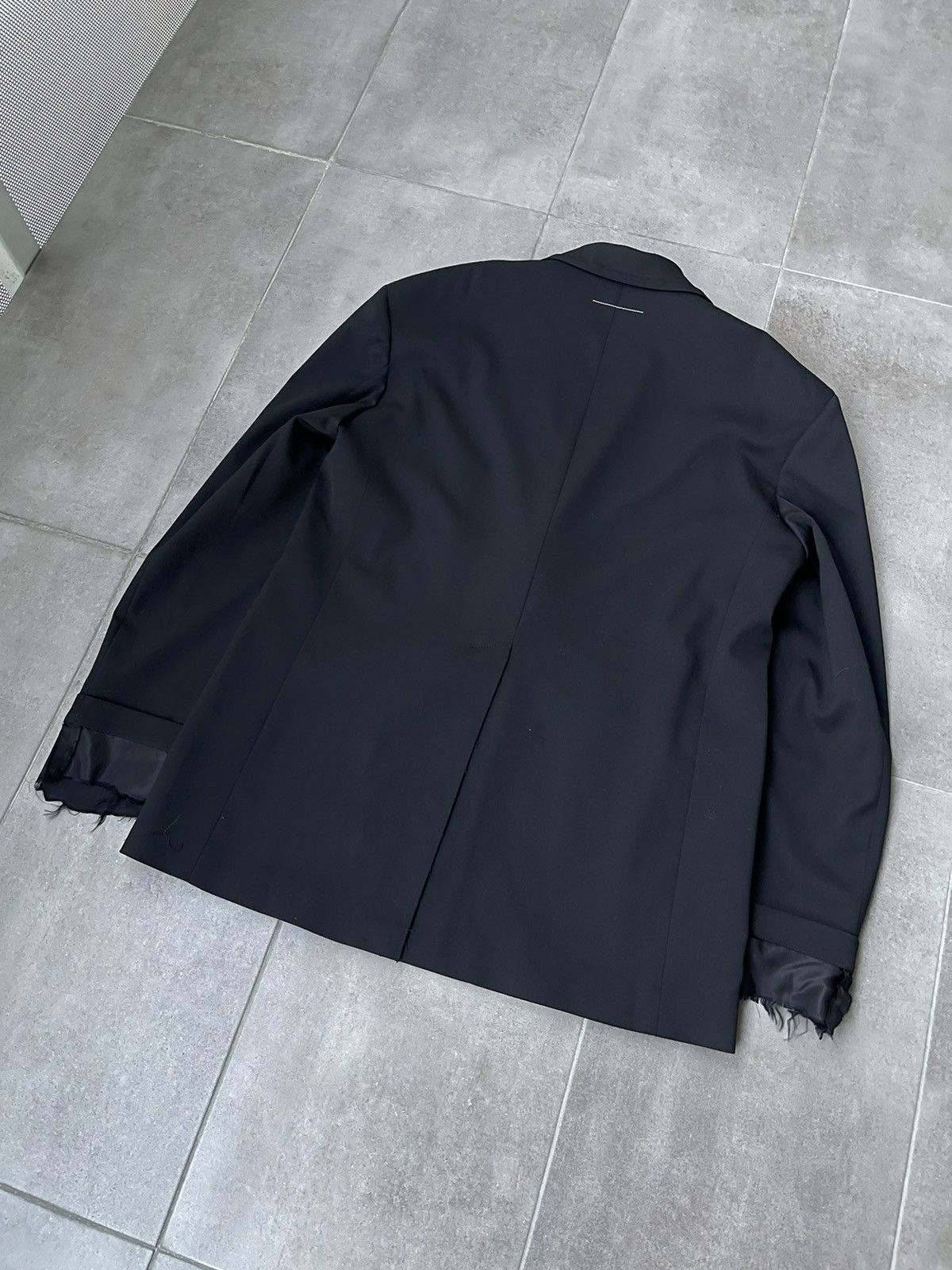 Maison Margiela !DS! SS23 Maison Margiela Deconstructed Black Blazer Jacket Size L / US 10 / IT 46 - 15 Thumbnail