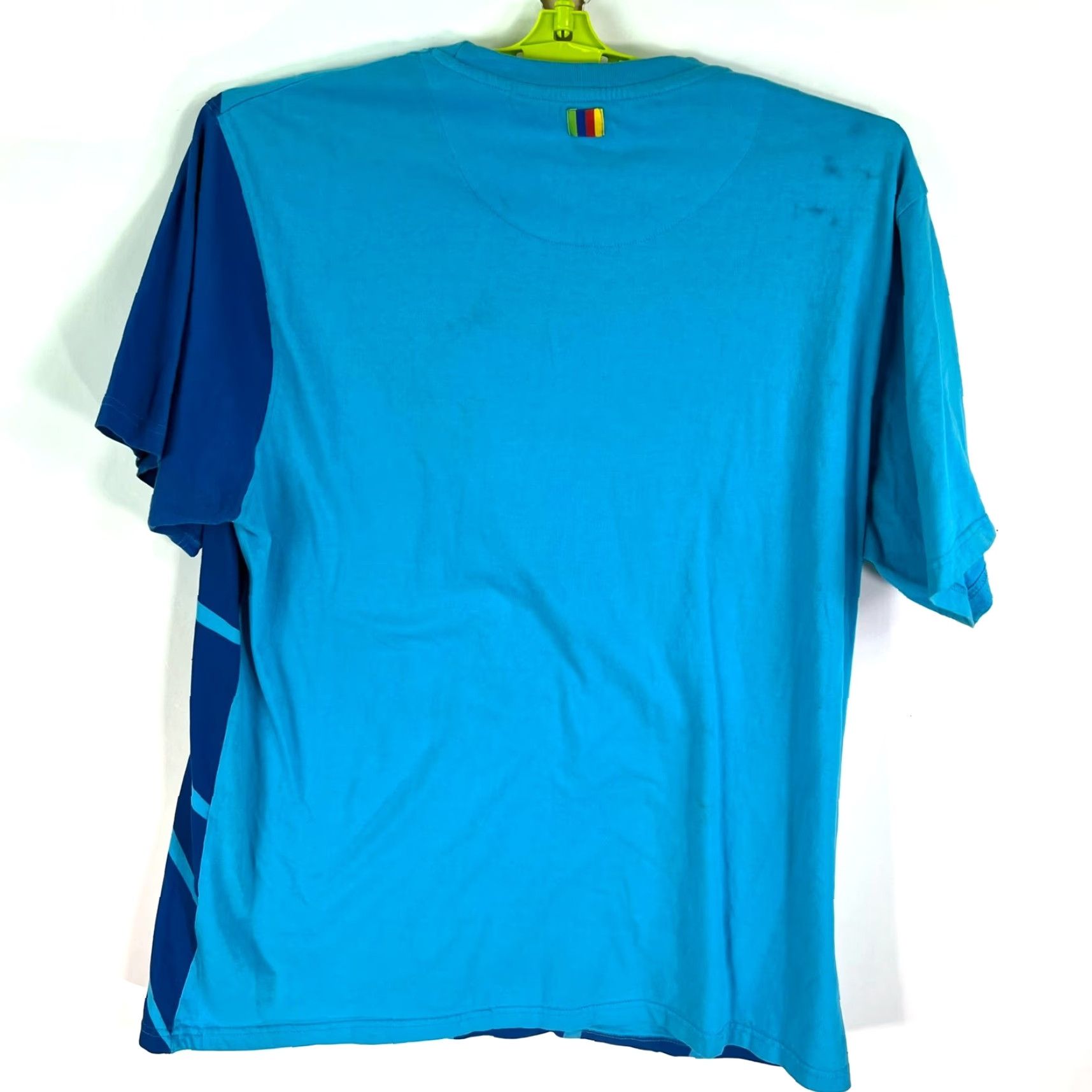 Born Born Fly Stay Fly "Fly Heads" Graphic Print T-Shirt Mens 2XL Blue Short Sleeve Crew Neck Embroidered Lightweight Size US XXL / EU 58 / 5 - 4 Thumbnail