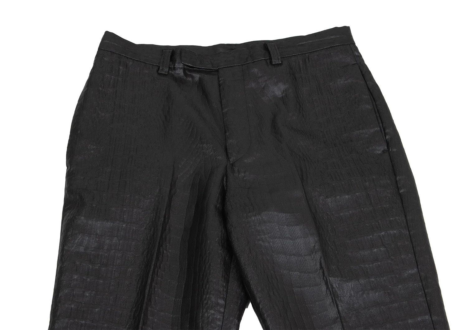 Jean Paul Gaultier Crocodile Pattern Design Pants in Black, Size 48 Size US 32 / EU 48 - 2 Thumbnail