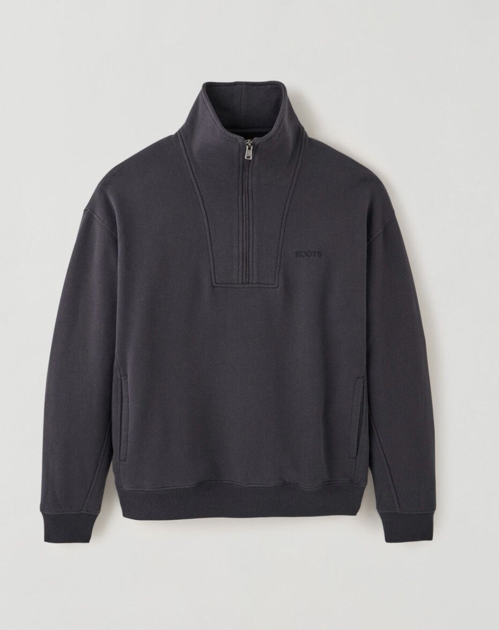 Roots ROOTS Half Zip Stein Gender Free - Graphite Size US L / EU 52-54 / 3 - 1 Thumbnail