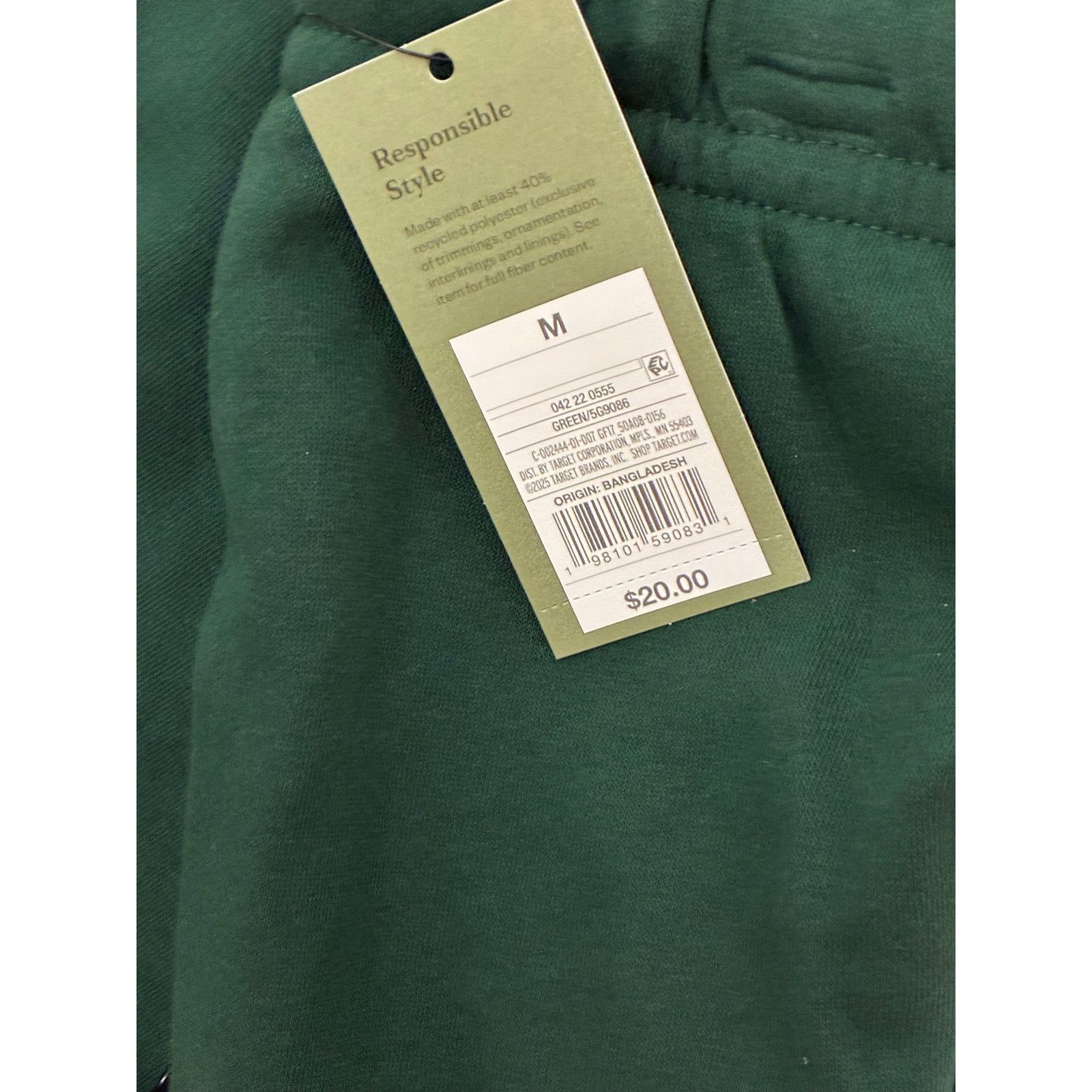 The Unbranded Brand Goodfellow & Co Men’s Jogger Green Size Medium Size US 32 / EU 48 - 5 Thumbnail